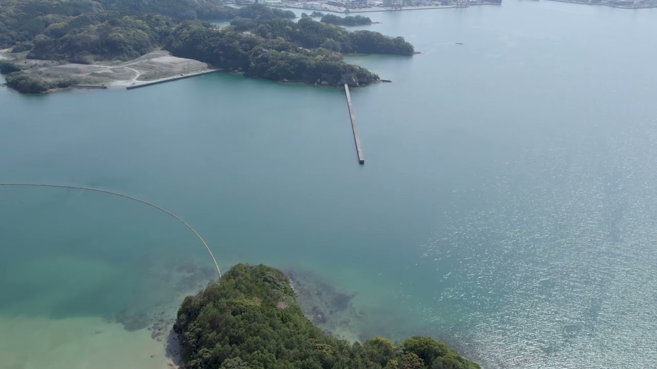 伊万里湾をドローン空撮