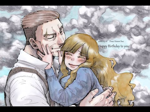 【着色】2020年アンソンさん誕生日用イラスト【コピック】