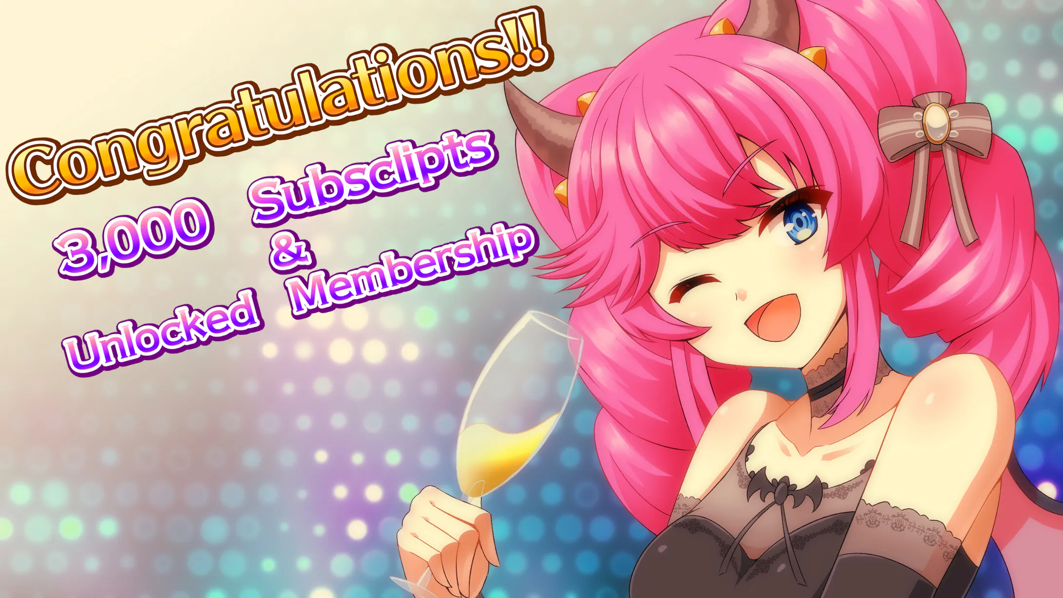 月影ミア様 記念サムネ用イラスト