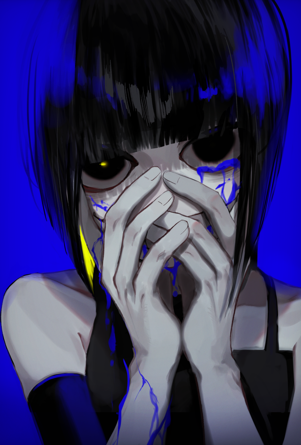 創作「青に塗れる」-1