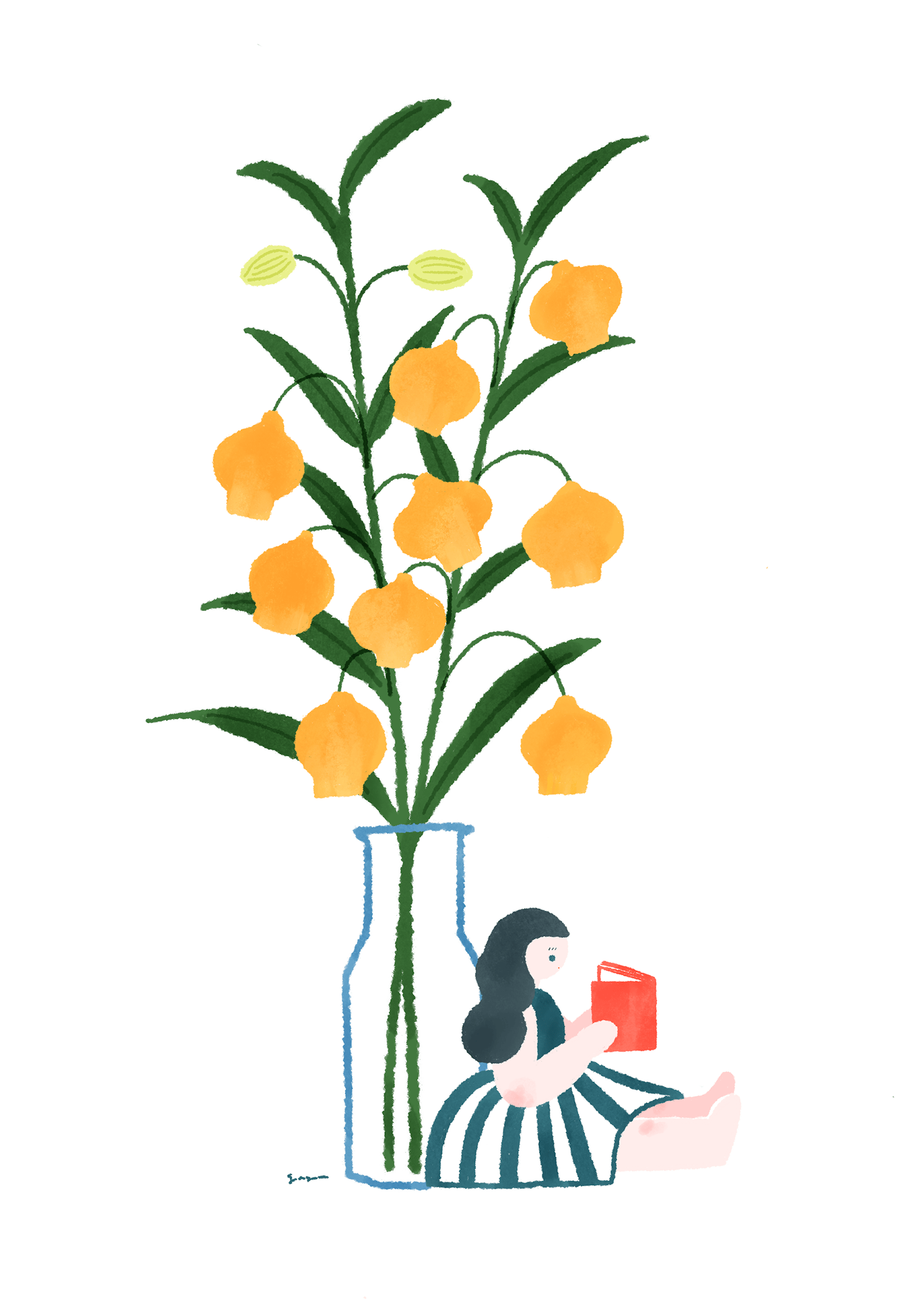 カットイラスト サンダーソニア