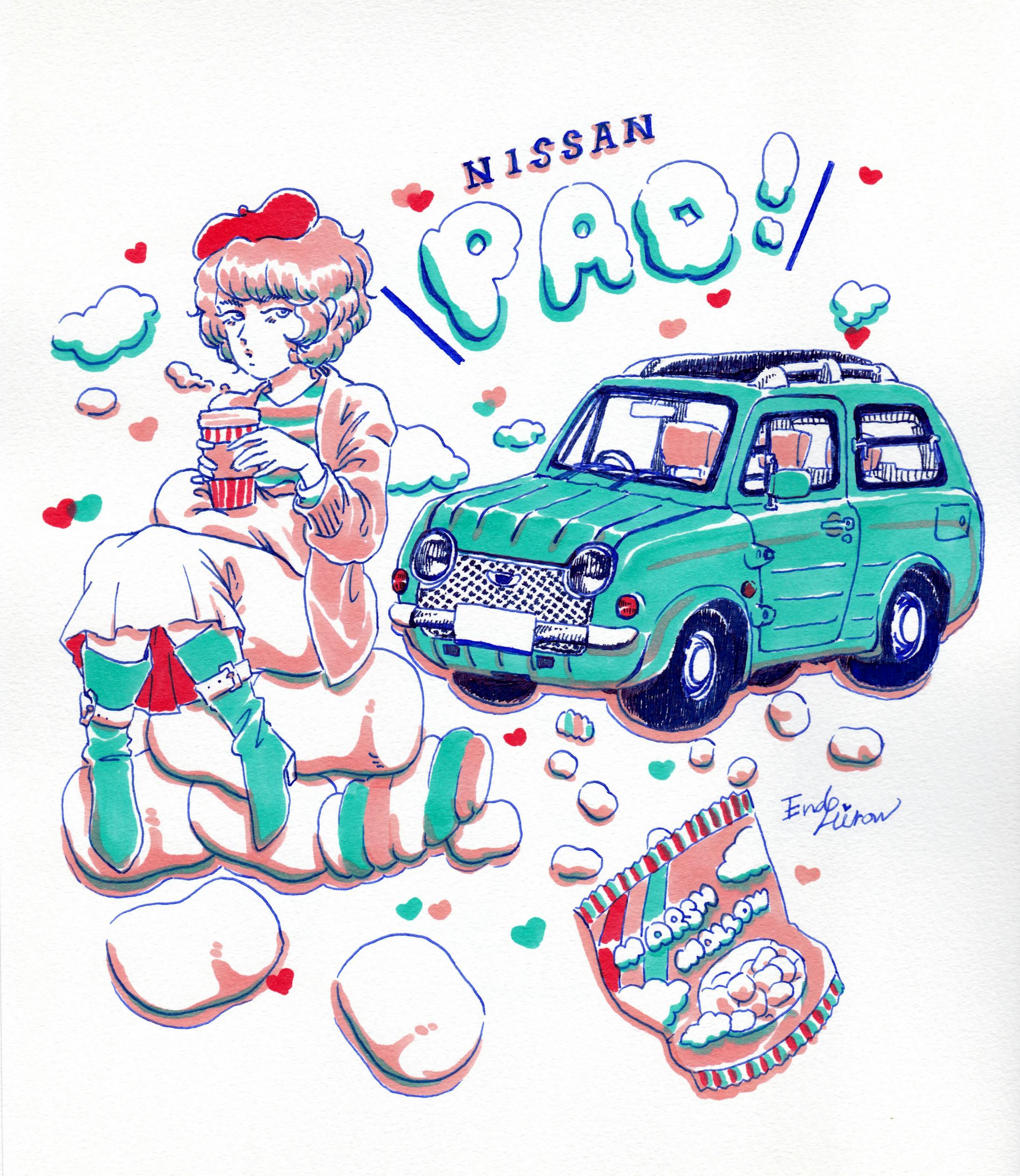 マニア向け車イラスト描きます