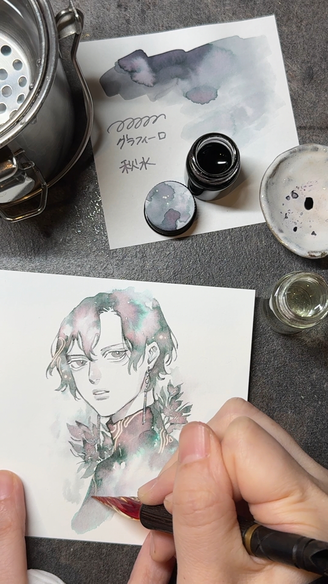 【メイキング動画】孳々様「秋水」-1