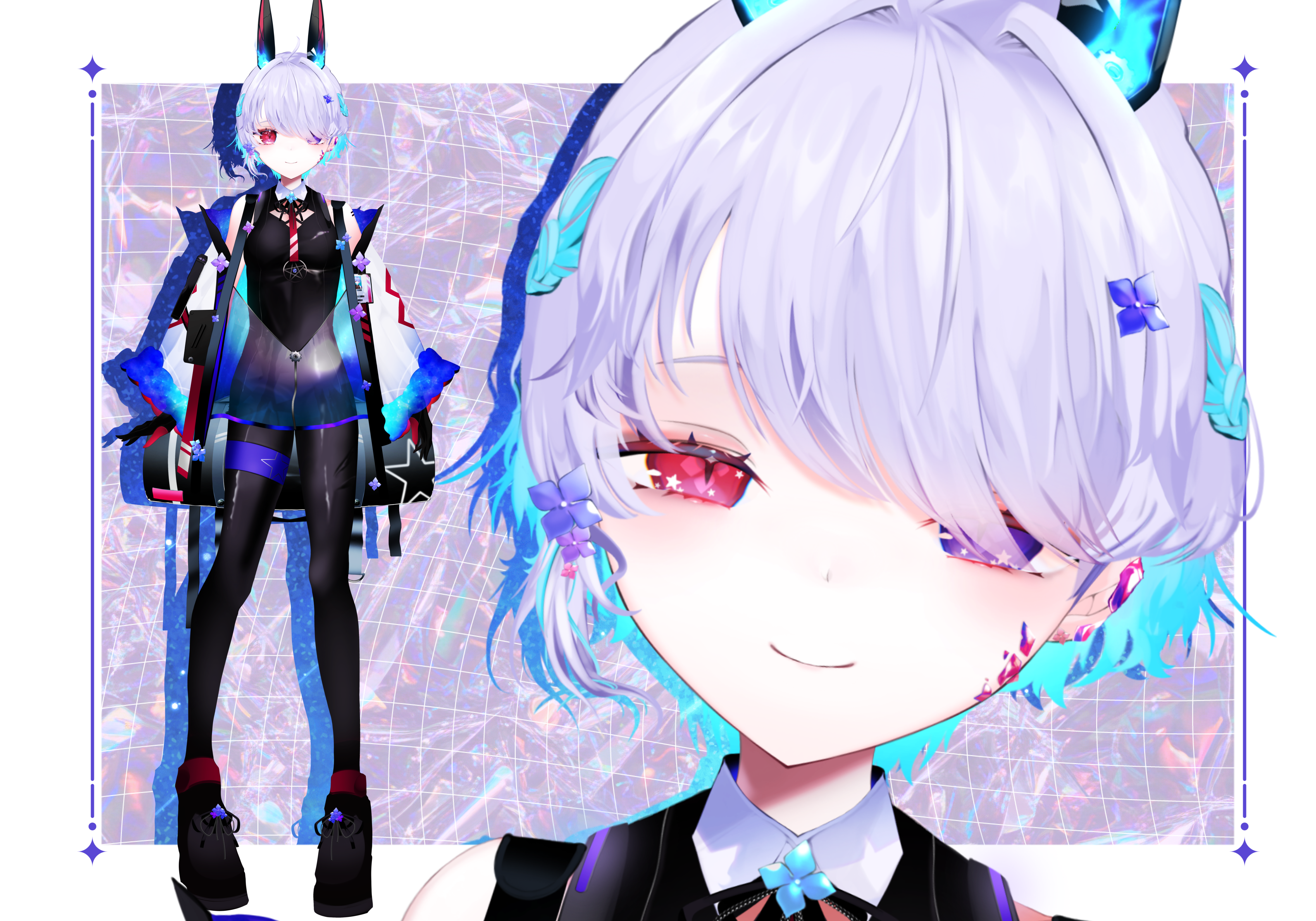 【WORK】唄兎レーシャ様Live2Dモデル-1