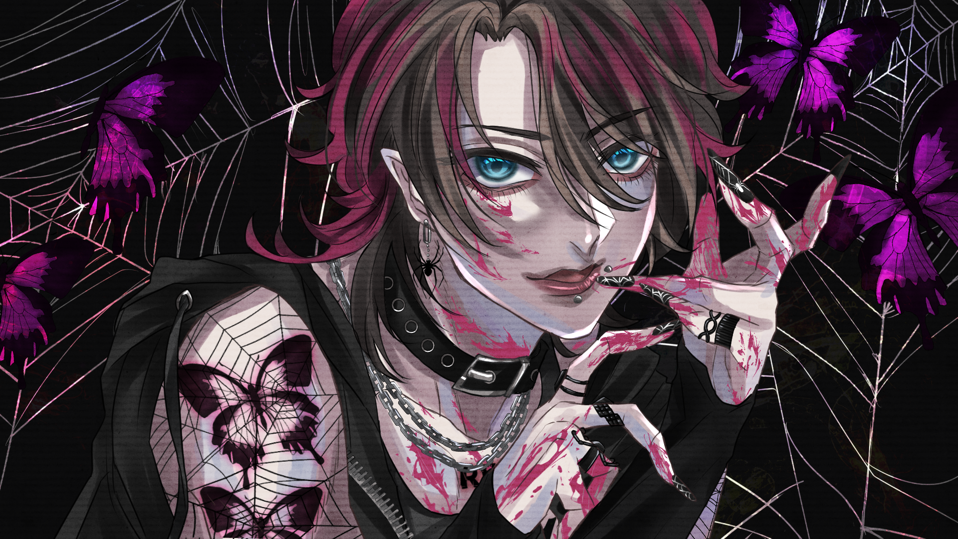 【works】歌い手/亜夜兎エリカ様【歌ってみた動画用イラスト担当】-1