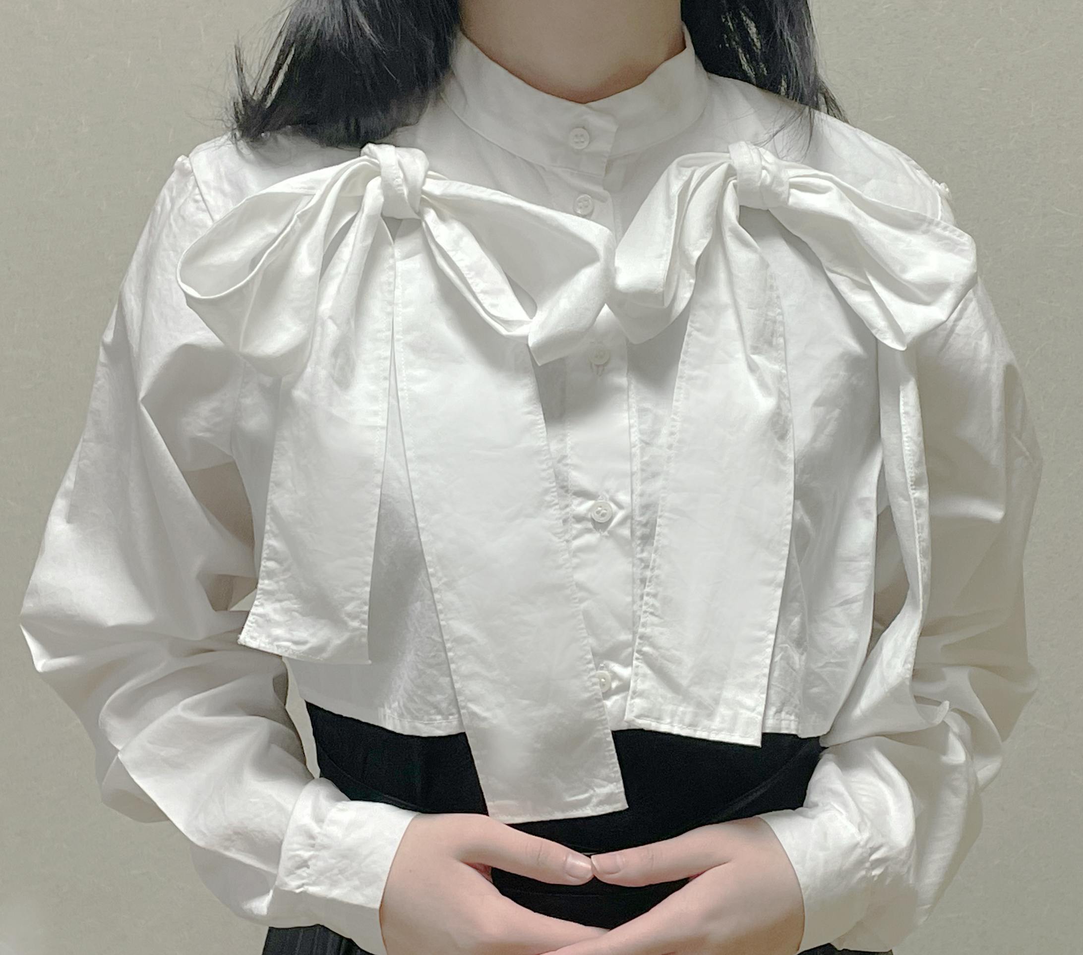 変形ブラウス-1