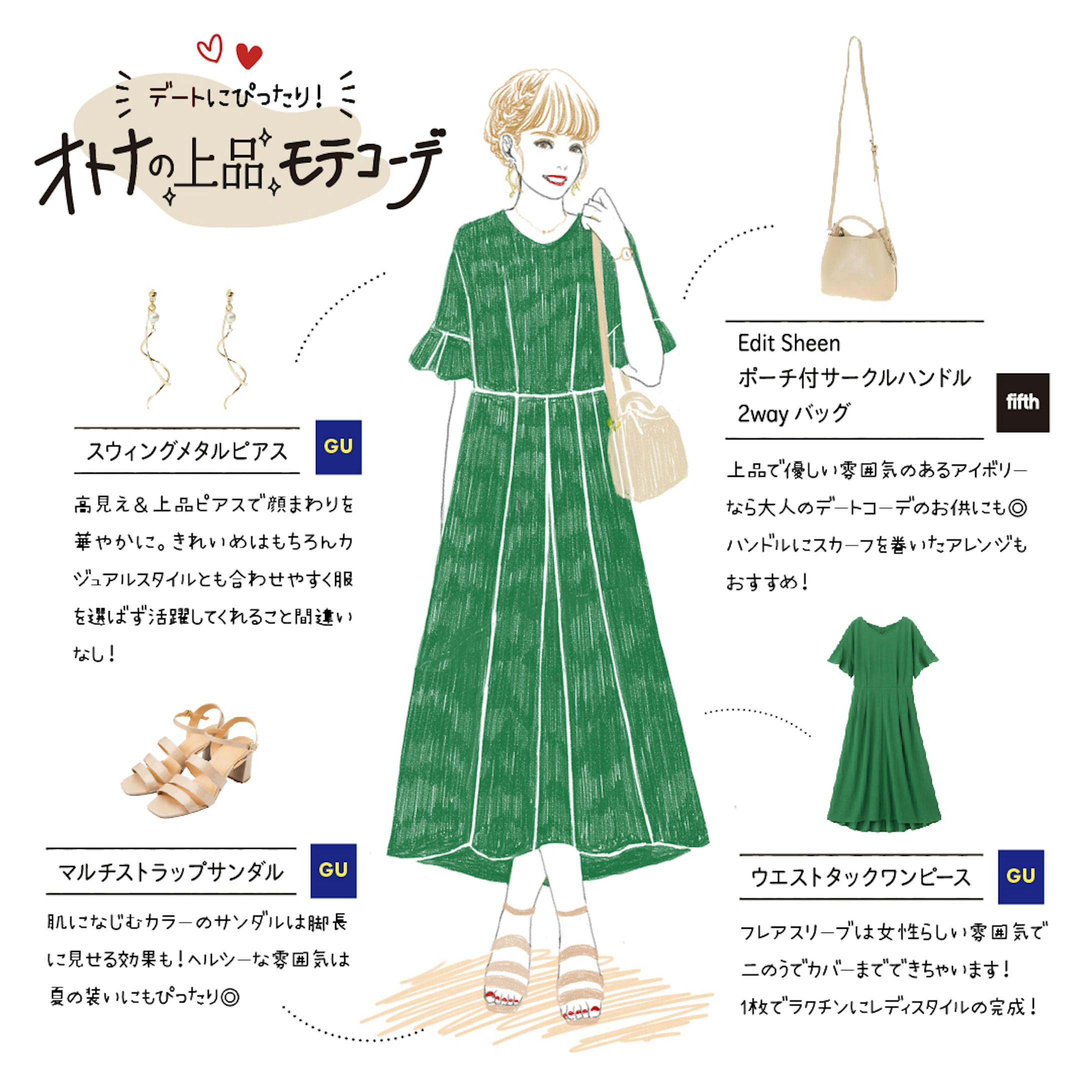 Work インスタアップ用コーデイラスト記事 Work インスタアップ用コーデイラスト記事