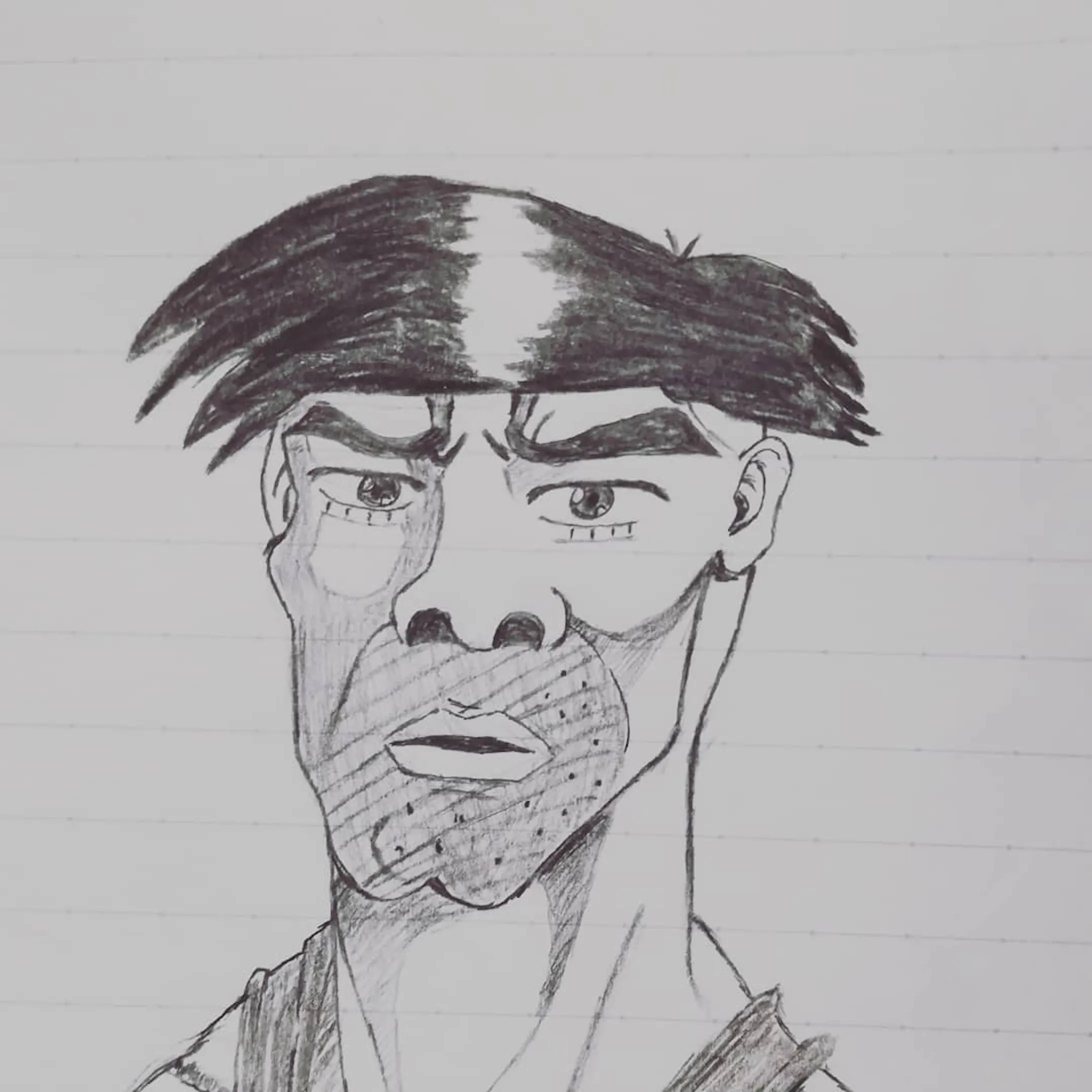 模写 世紀末リーダー伝たけし