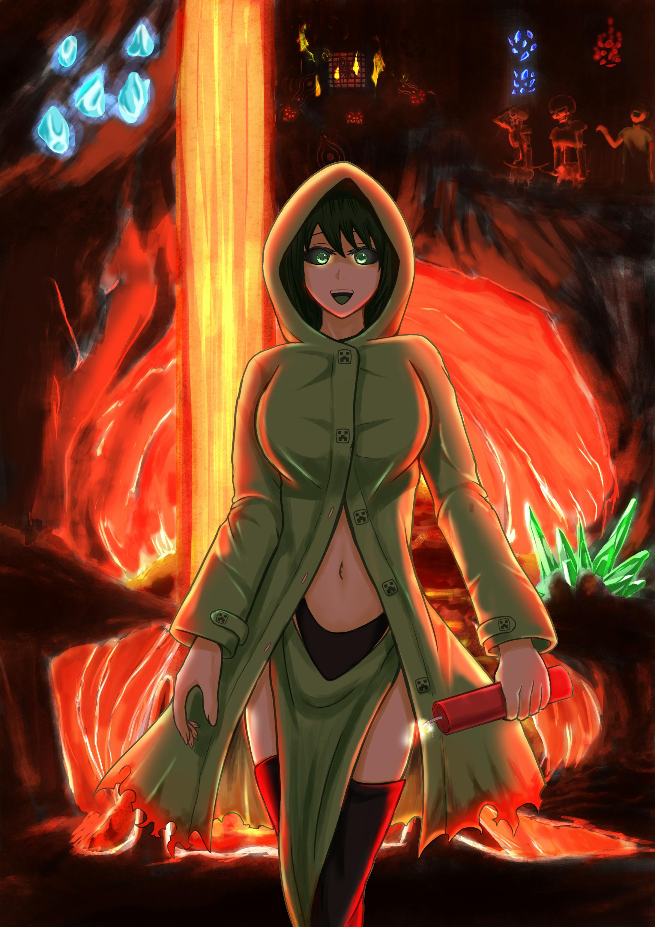 クリーパー擬人化