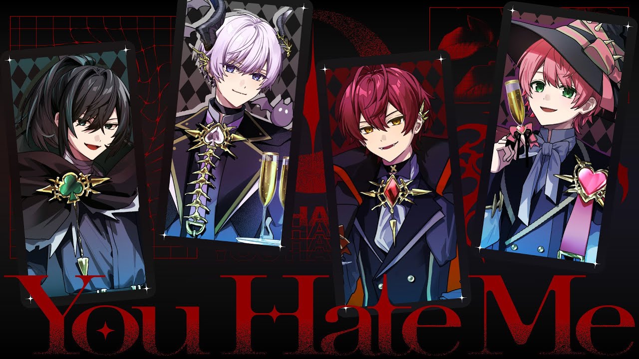 騎士X『You Hate Me』リリックデザイン