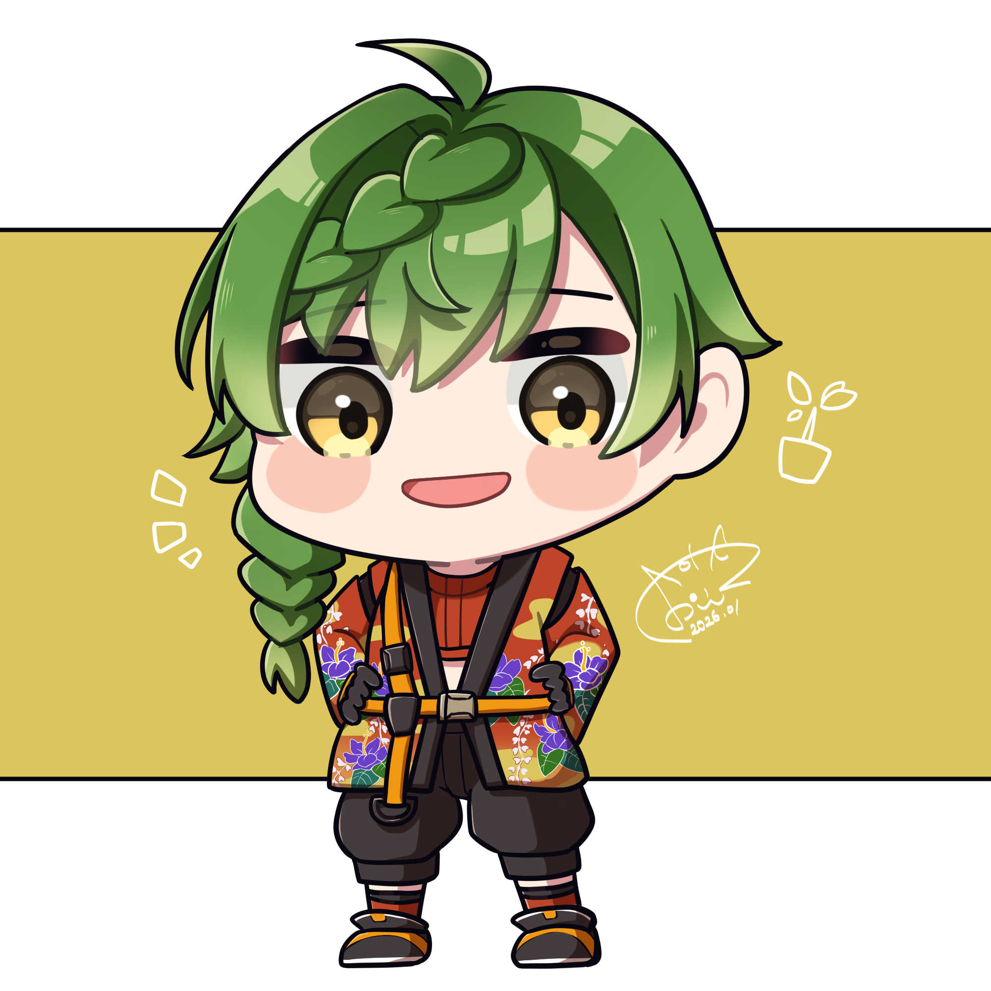 ミニキャラ(草野植木様)-1