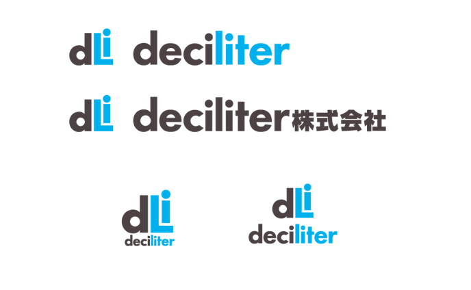 deciliter ロゴ制作
