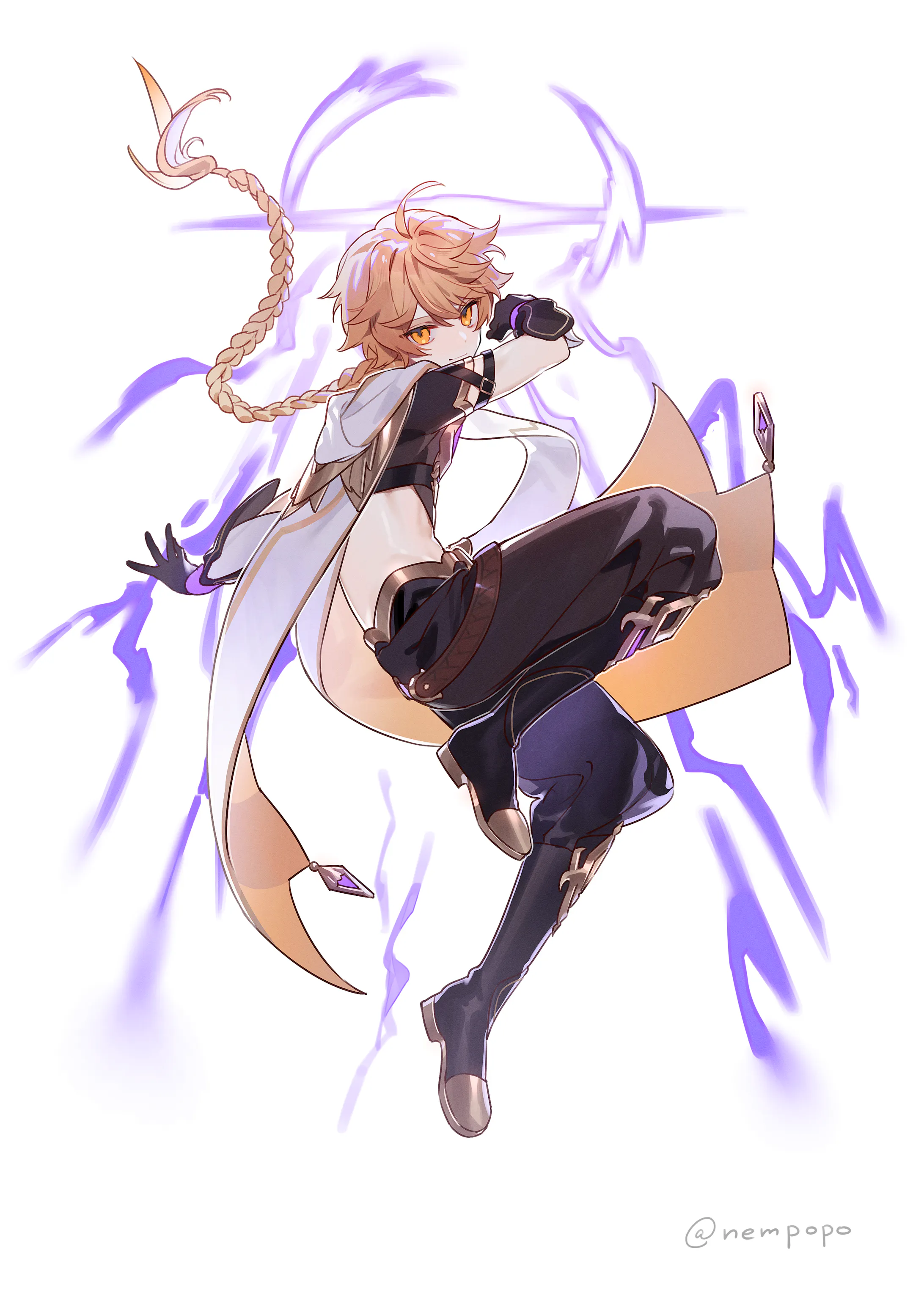 【ファンアート/原神】空 立ち絵