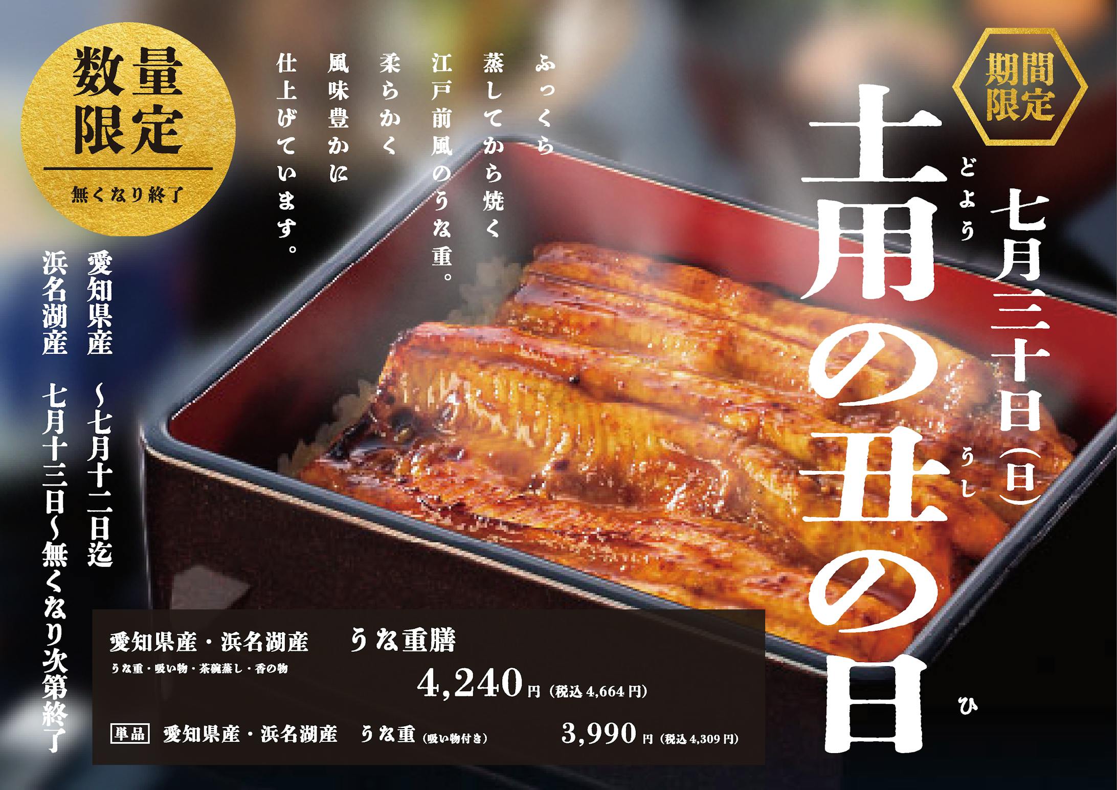 土用の丑の日 チラシ