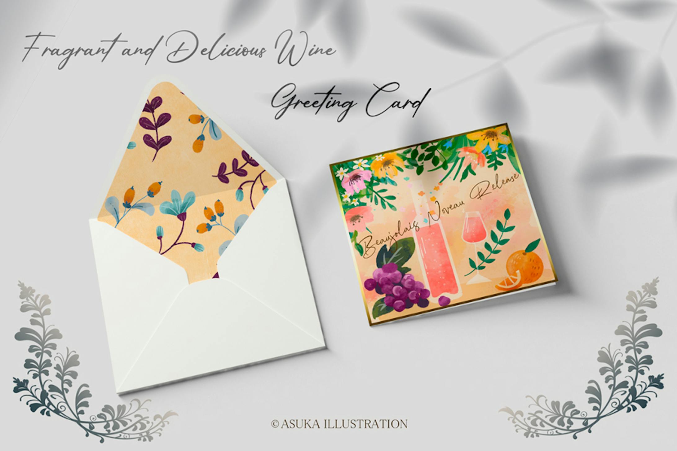 Greeting Card wine-3