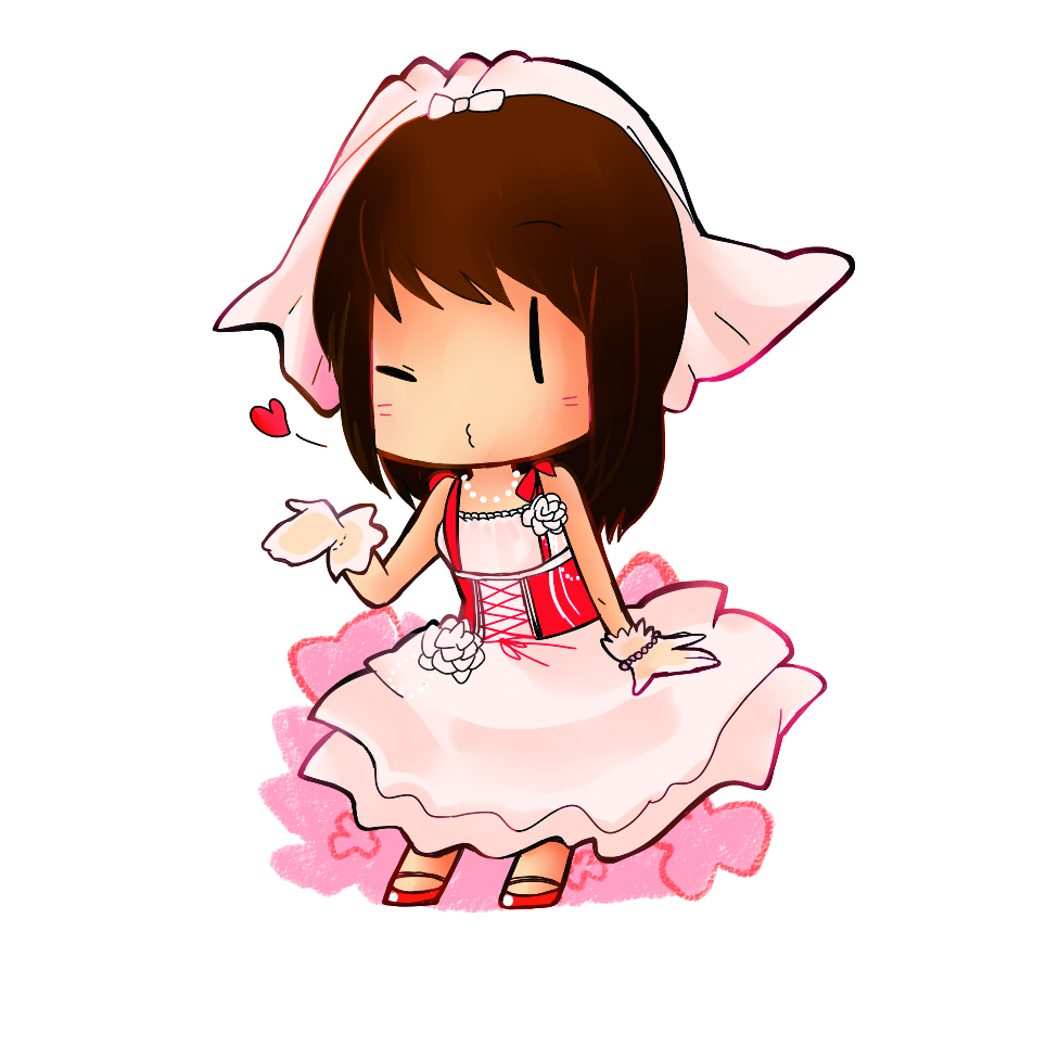 湊月あいり　グッズイラスト-1