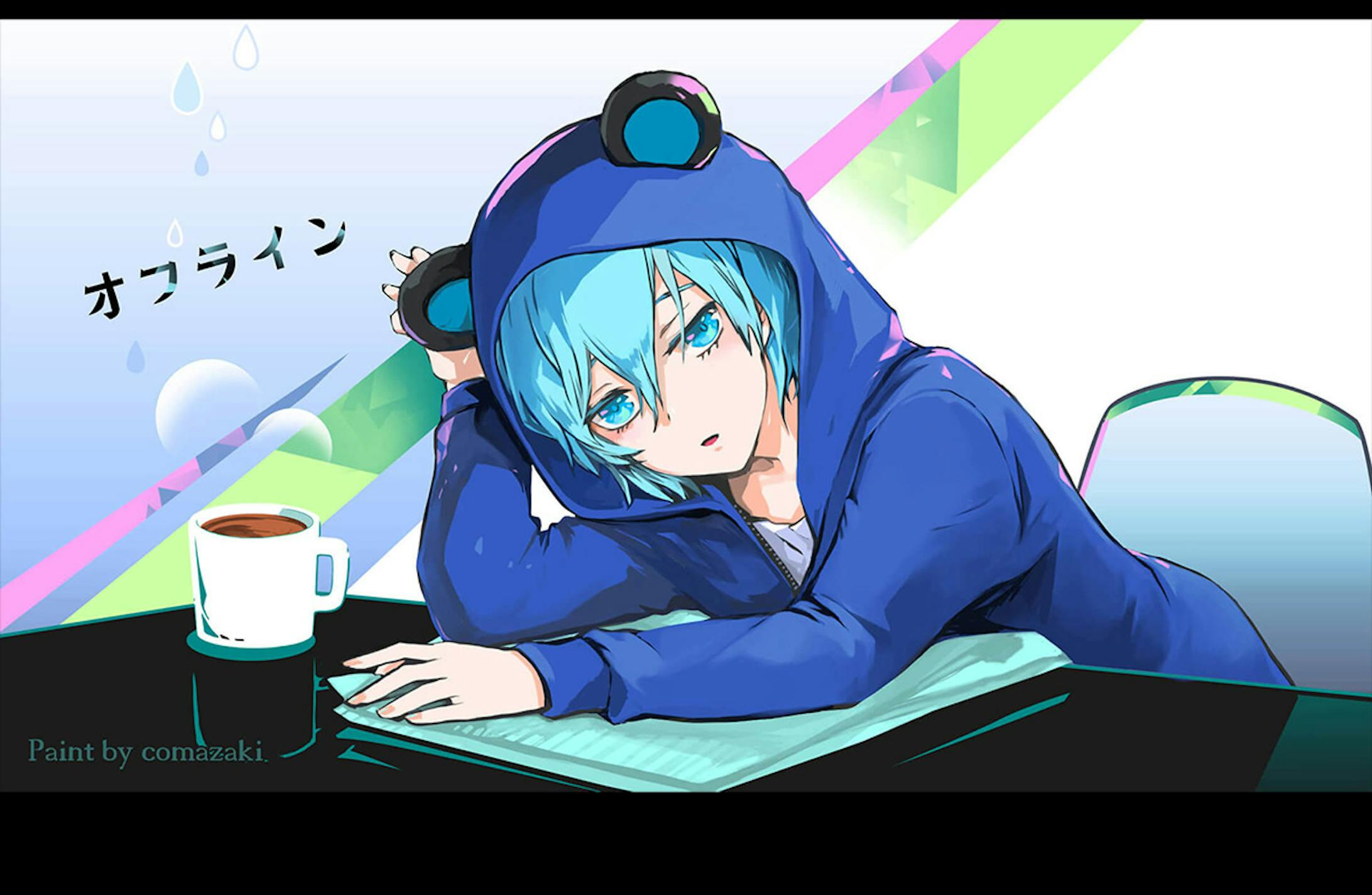 配信用イラスト ラフ
