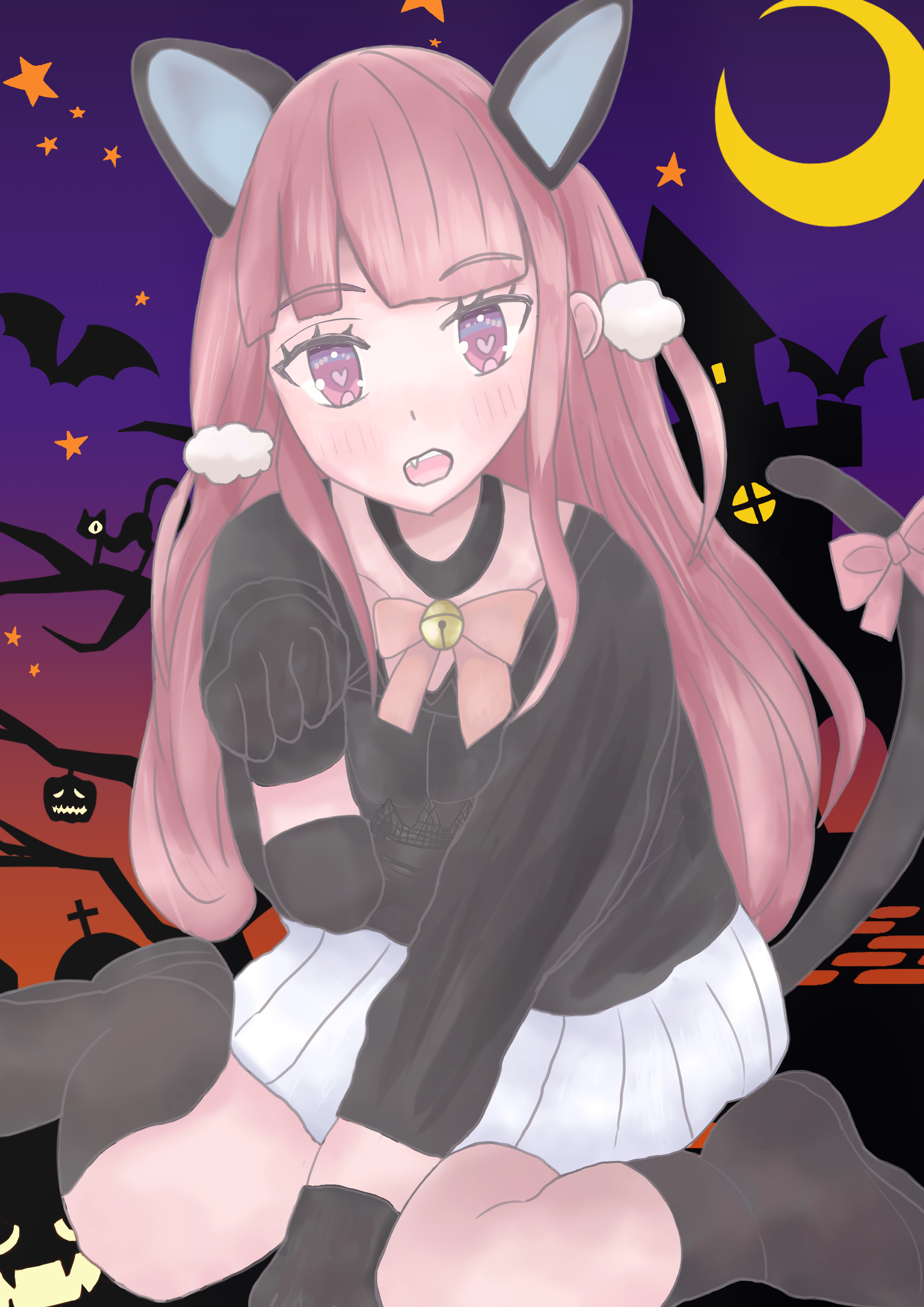 黒猫ハロウィン-1