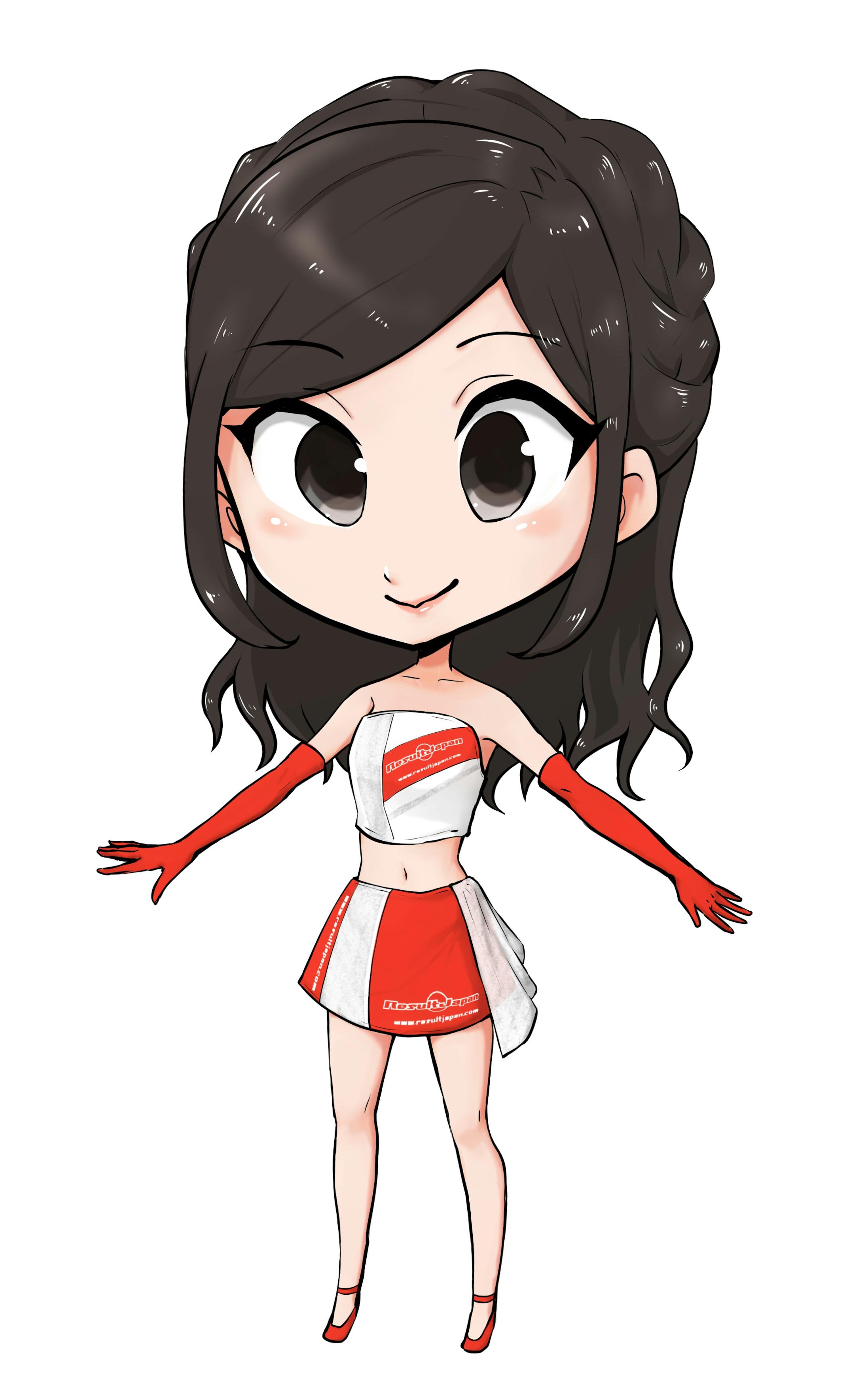 Result Japan 月島 奈々 さんのキャラクターイラスト Result Japan 月島 奈々 さんのキャラクターイラスト