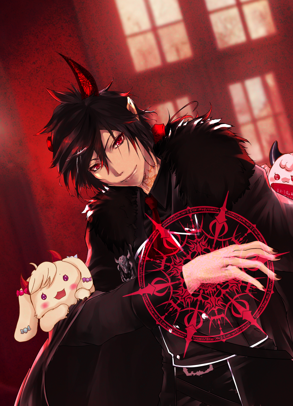 男性キャラクター１枚絵　上半身-1