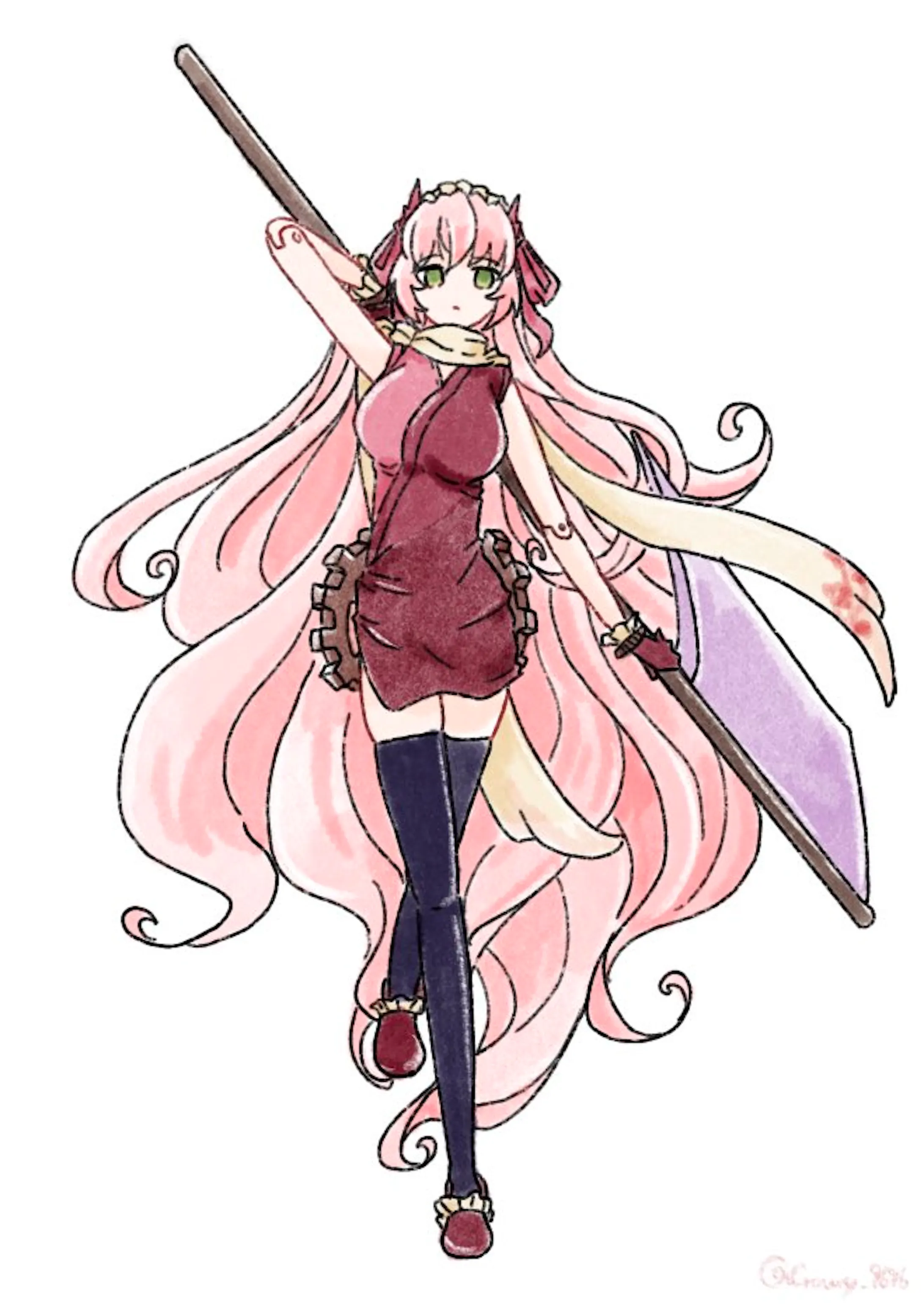 女性キャライラスト