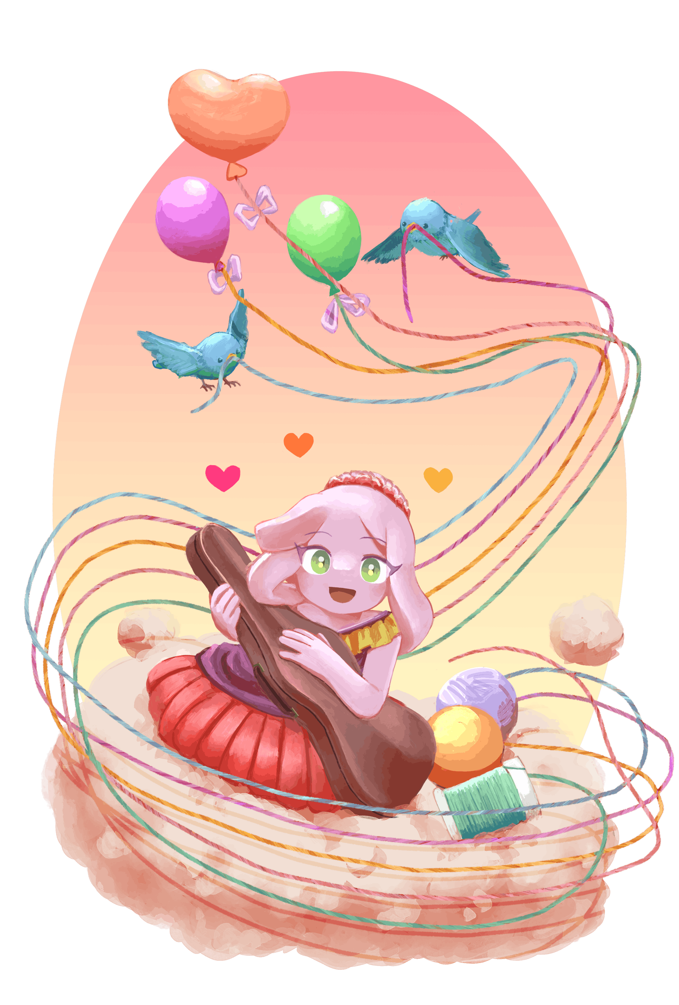 ヴィネット風イラスト ヴィネット風イラスト