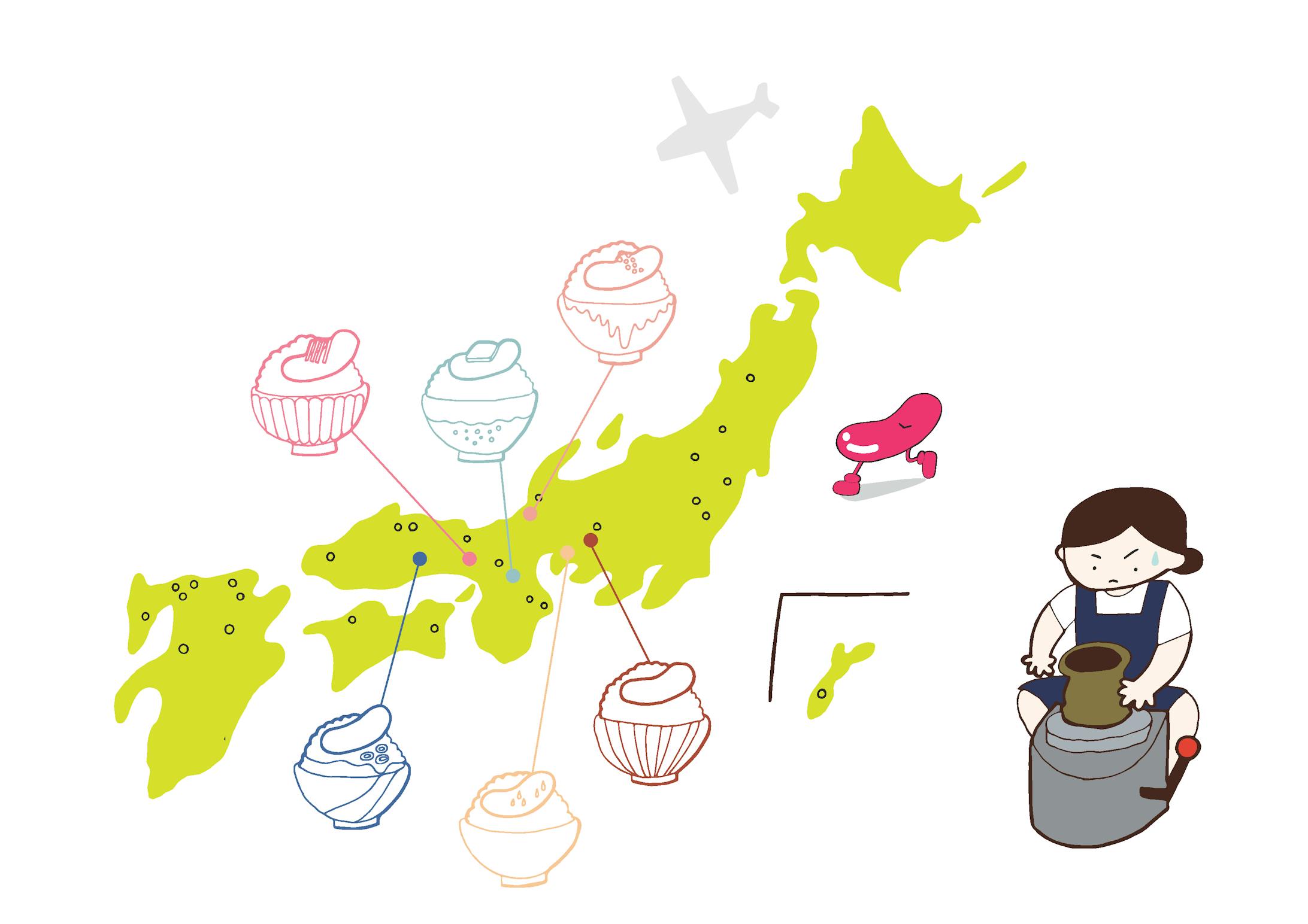 企画書イラスト 旅するめんたいこ 企画書イラスト 旅するめんたいこ