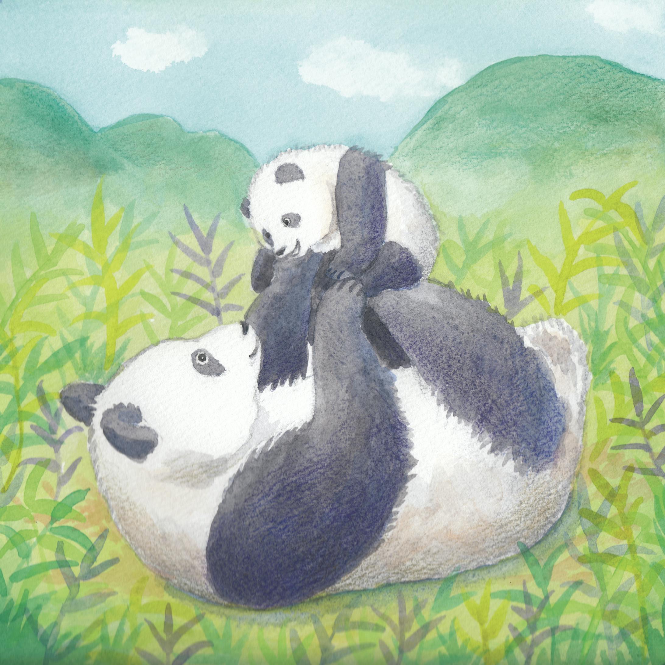 パンダおやこ-1