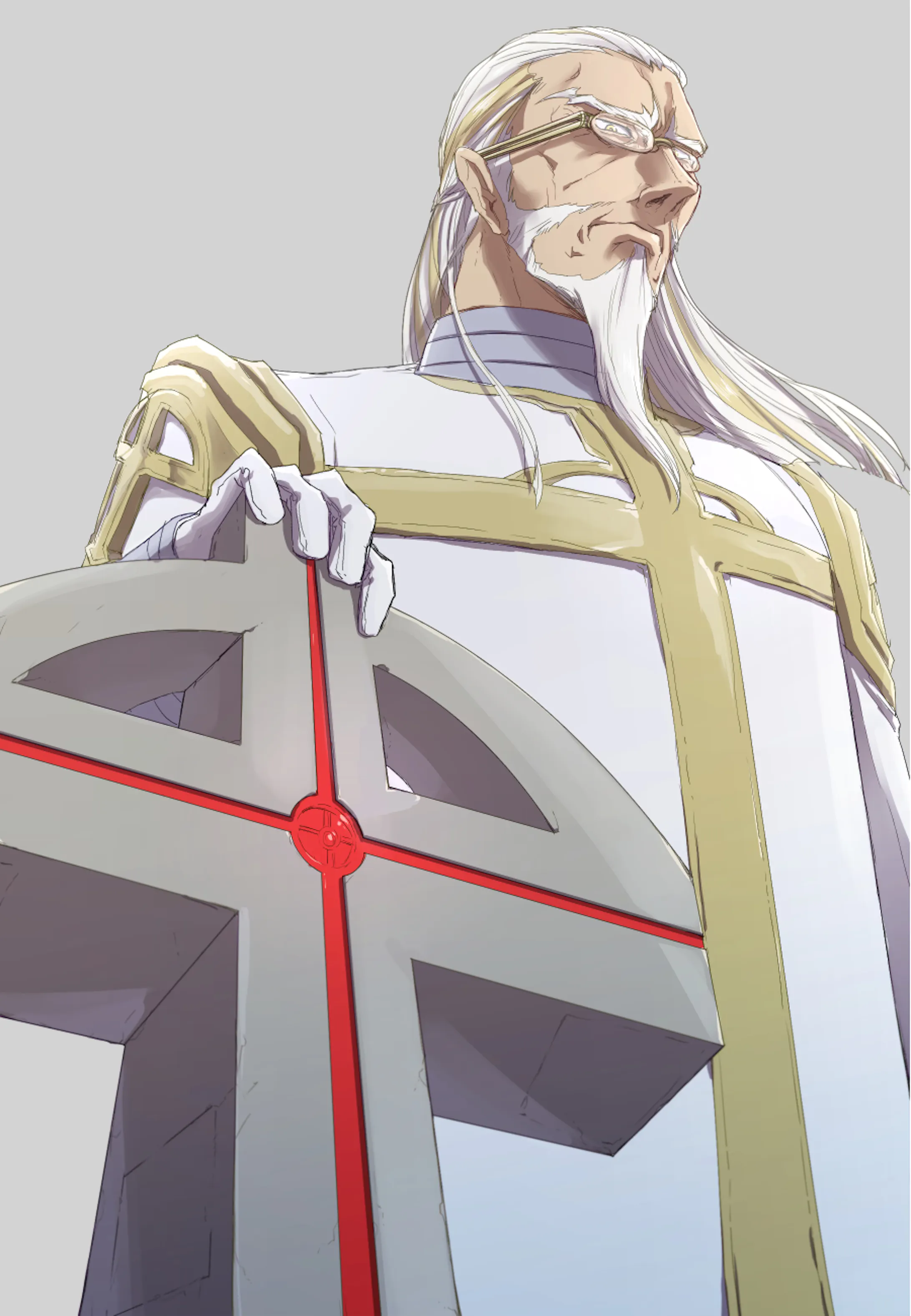 エクソシストの老人キャラクターデザイン イラスト エクソシストの老人キャラクターデザイン イラスト