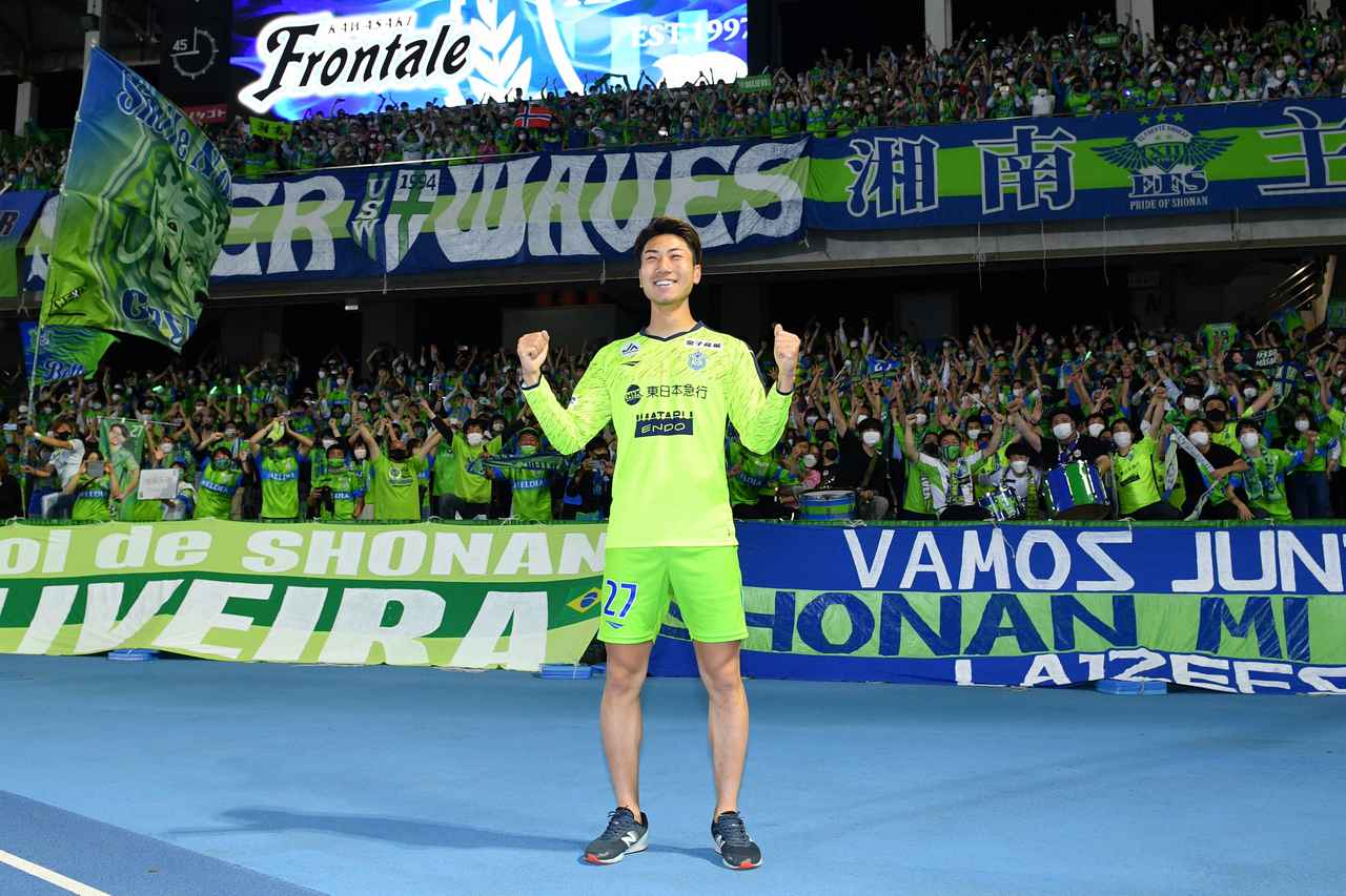 【湘南】池田昌生、J1初ゴールの驚きと淡々。｢まさか頭で取るとは｣｢チームを勝たせるというのには変わりない｣ - サッカーマガジンWEB