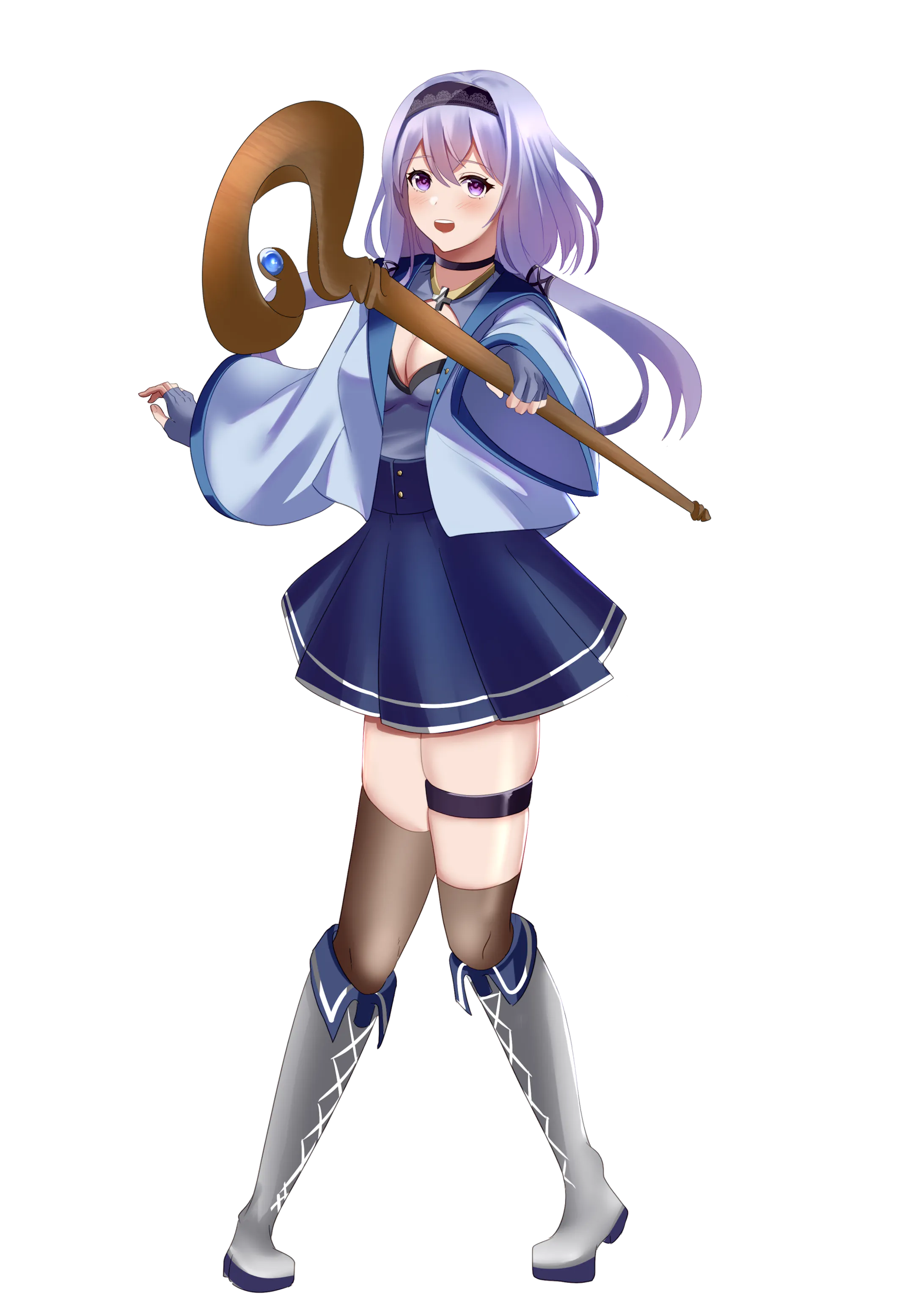 同人ミニゲーム用キャラクター立ち絵イラスト