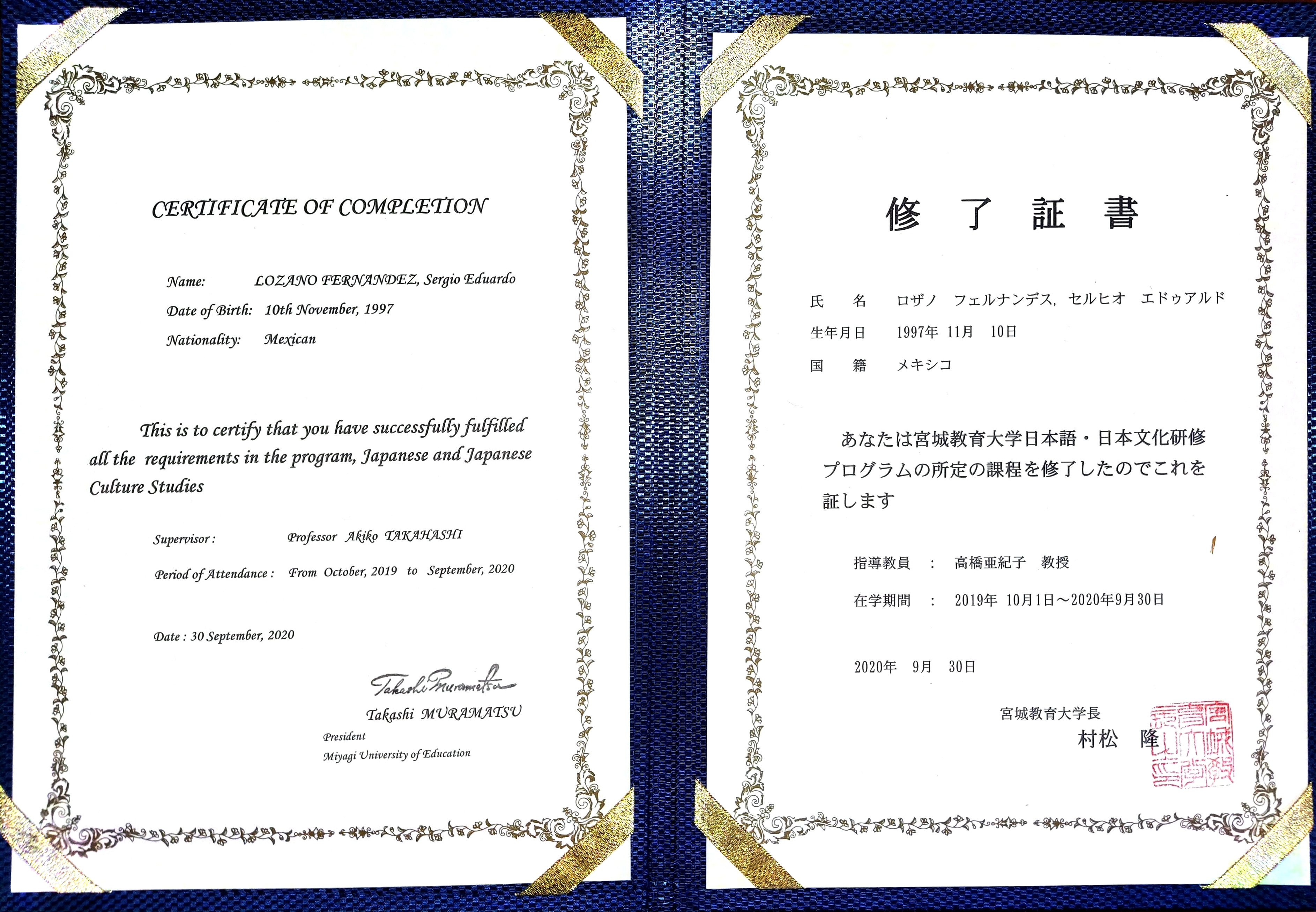 Awards, certificates and diplomas. / Reconocimientos, certificados y diplomas. / 賞、証明書、卒業証書-1