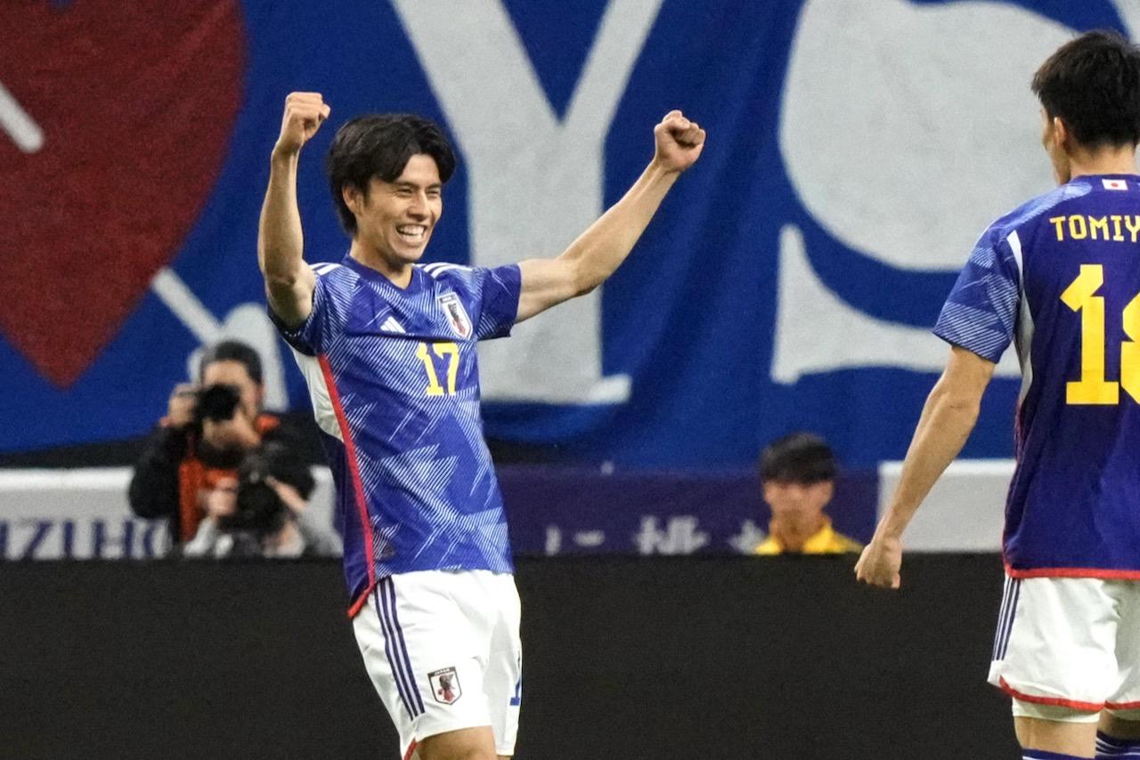 【日本代表】鮮烈2発の田中碧「打ってよかった」と「走り込んでよかった」の達成感 - サッカーマガジンWEB
