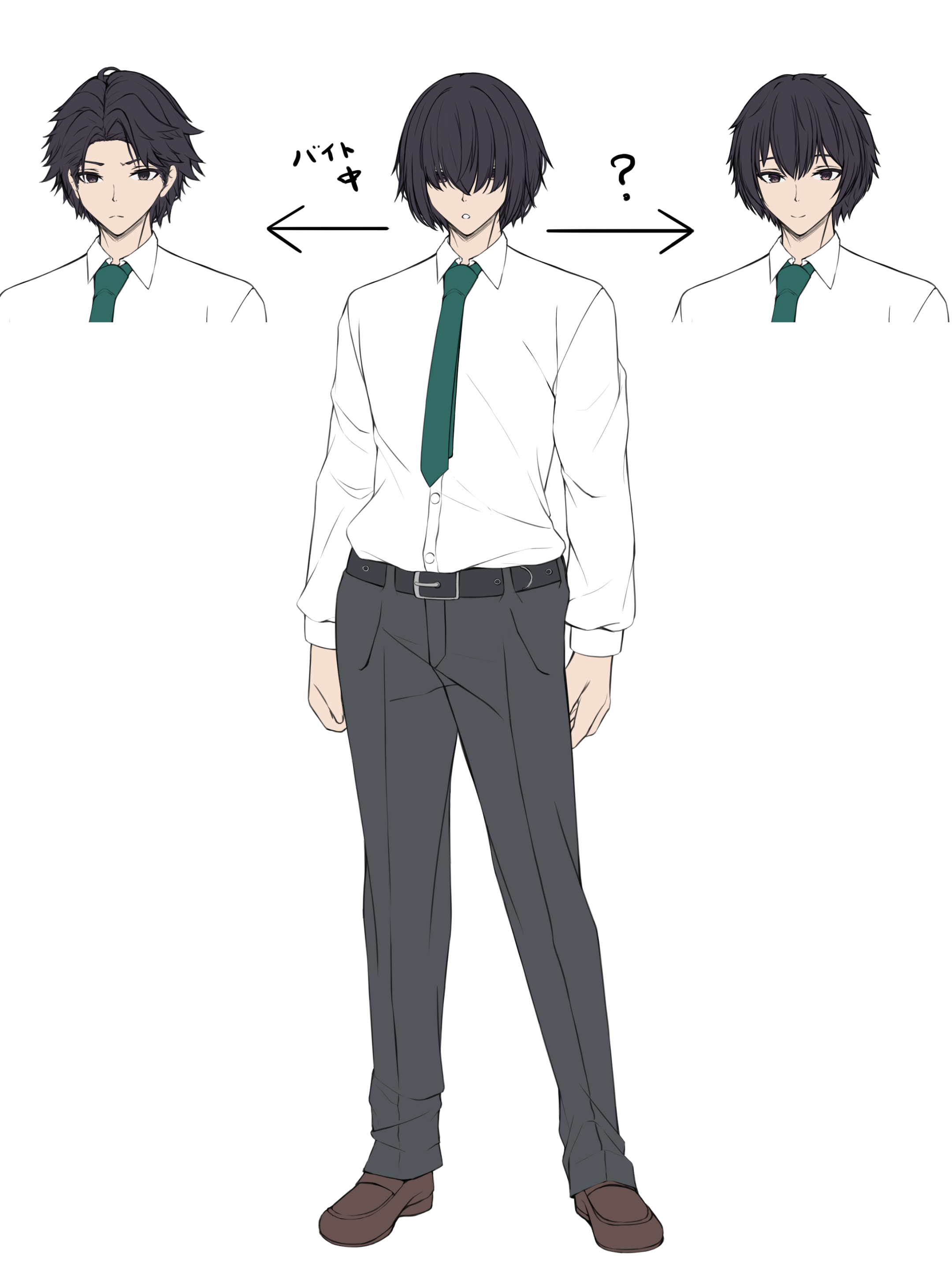 【女難の俺がわからせた美少女達は、激重感情に目覚めて離してくれなくなった】キャラクターデザイン-1