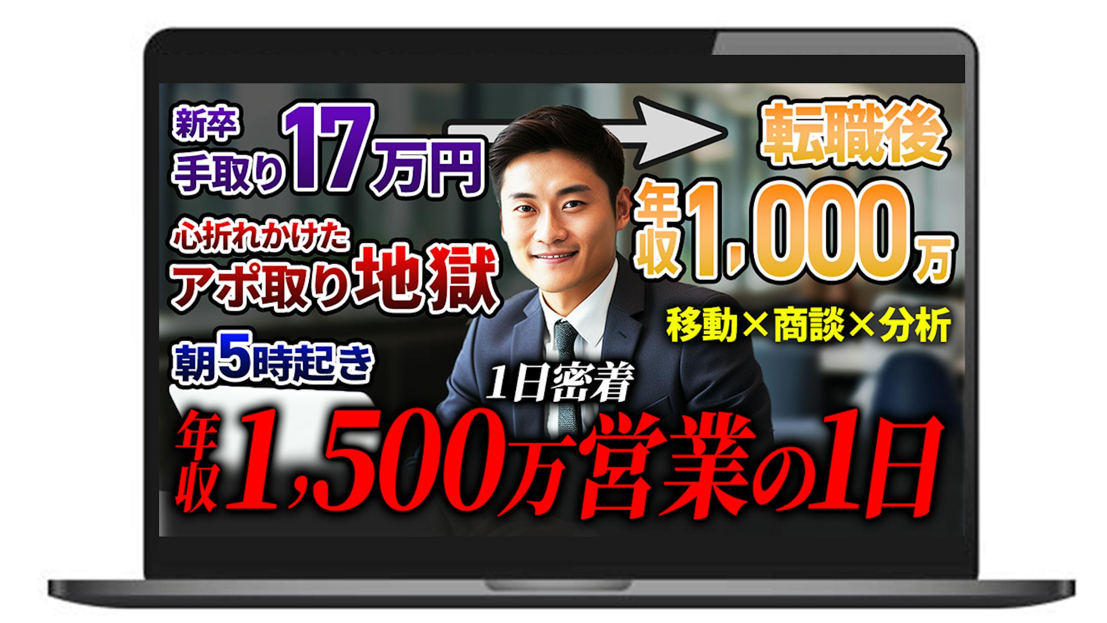 【サムネイル】年収1,500万営業の1日-1