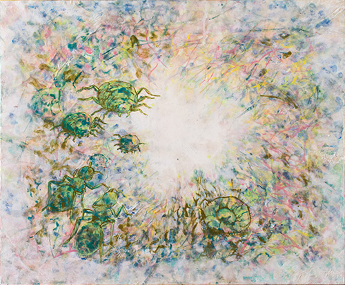 (日本画) ちいさなこえ-1