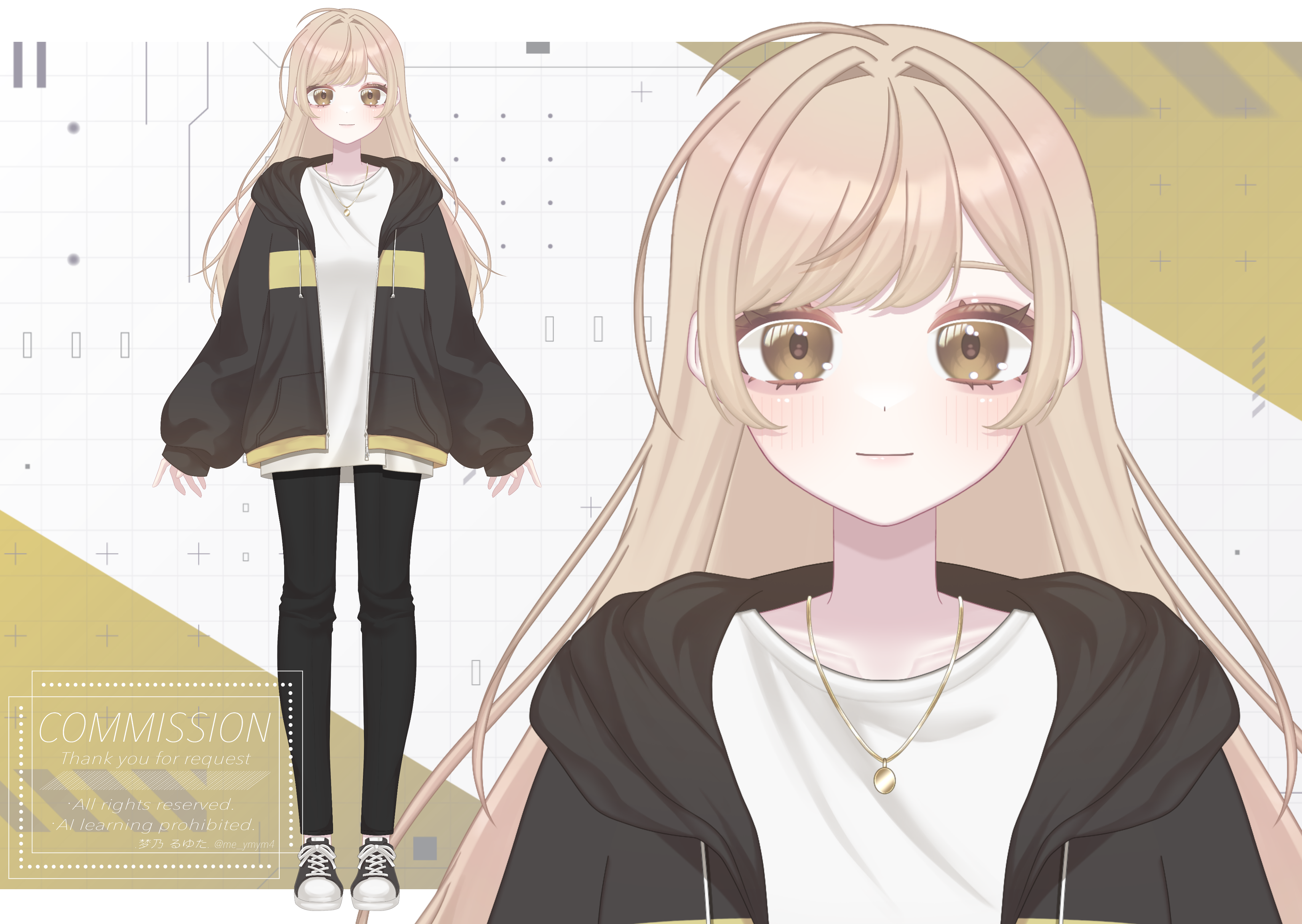 【 Vタレント事務所Linear様 納品 】V立ち絵-1