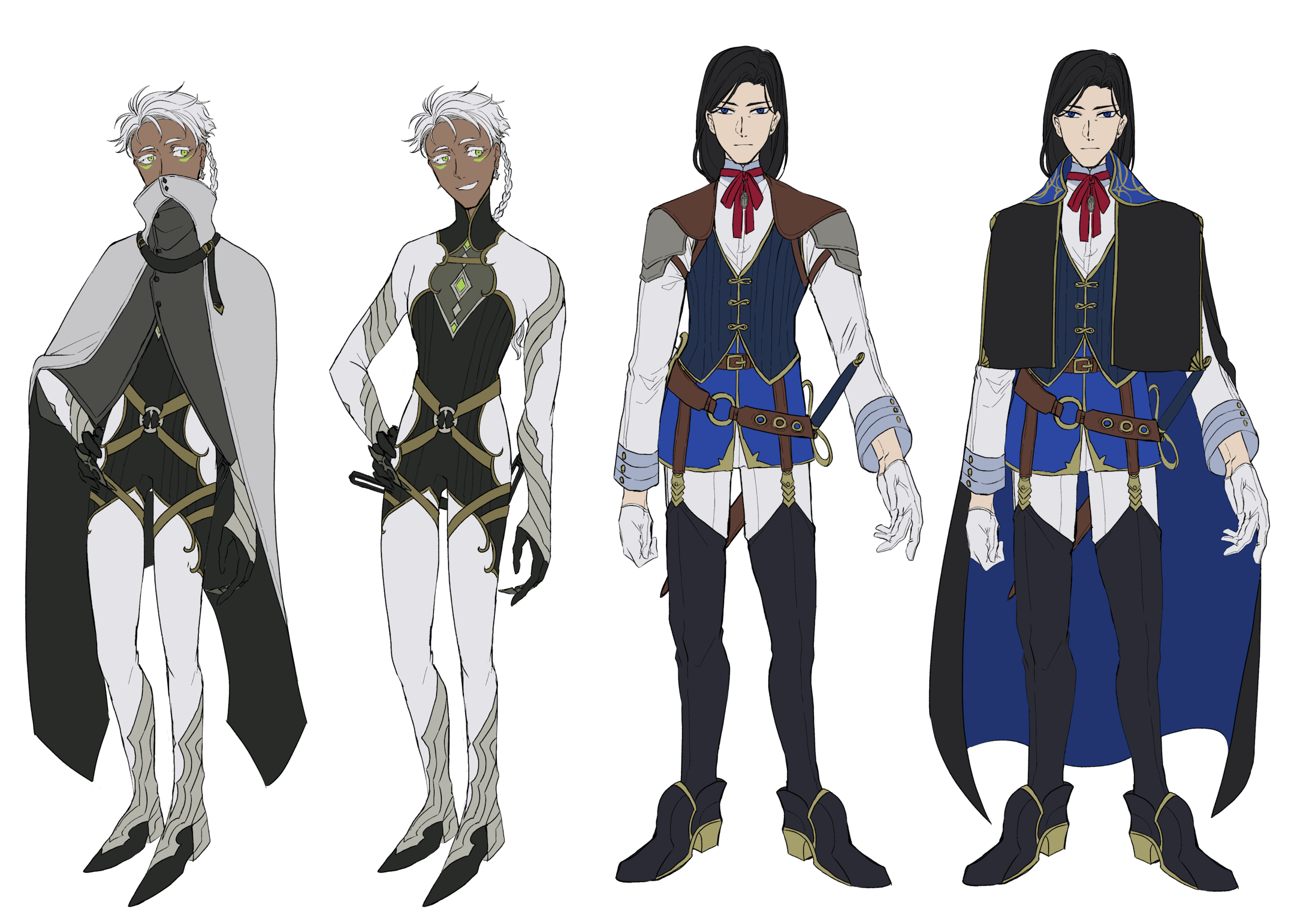 ファンタジー男性キャラ コンビ のデザイン ファンタジー男性キャラ コンビ のデザイン