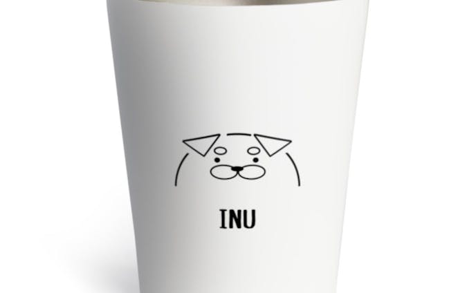 犬デザインカップ