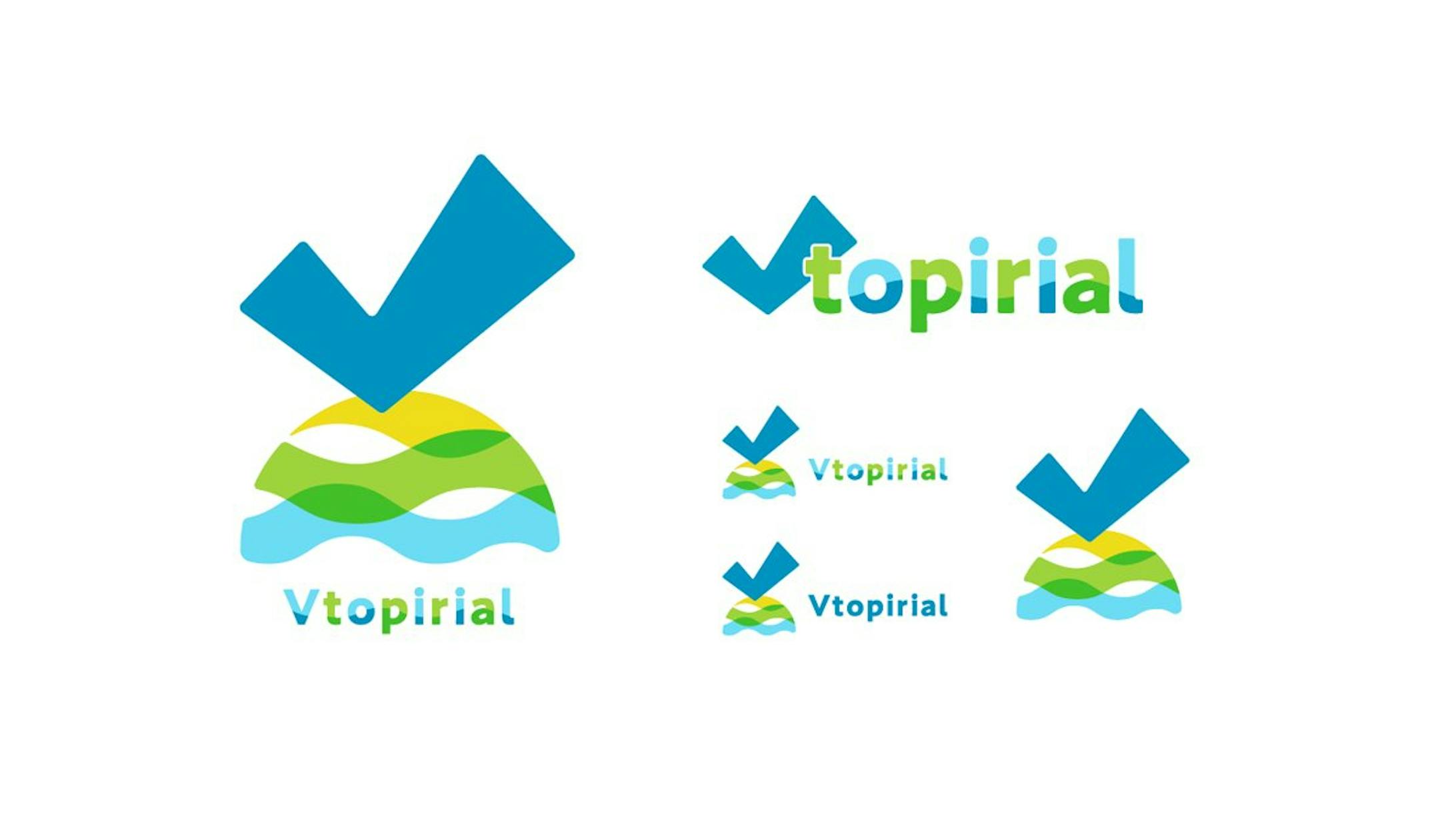 〈コンペ採用〉Vtopirial ロゴデザイン-1