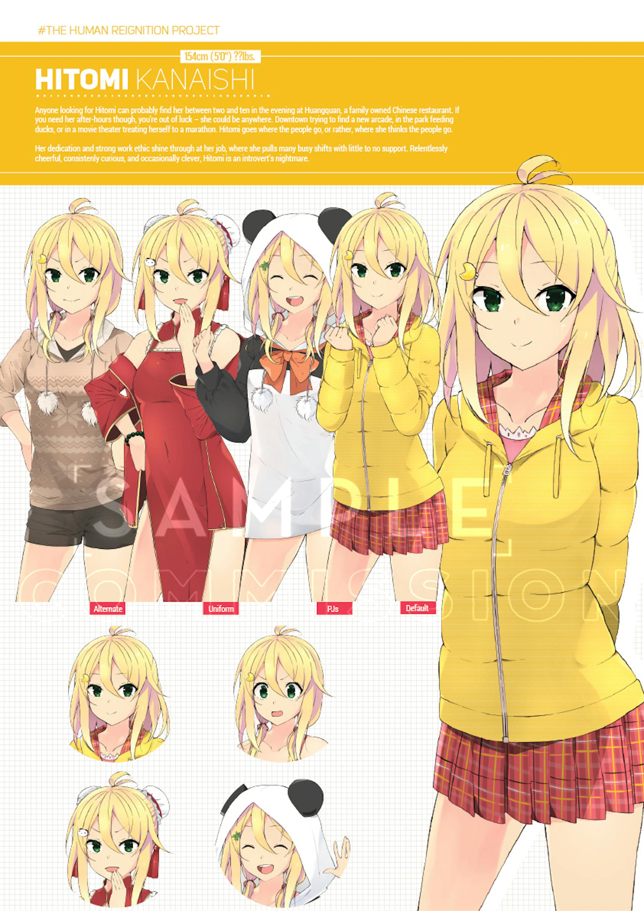 [Character Design] HRP Character Design Samples