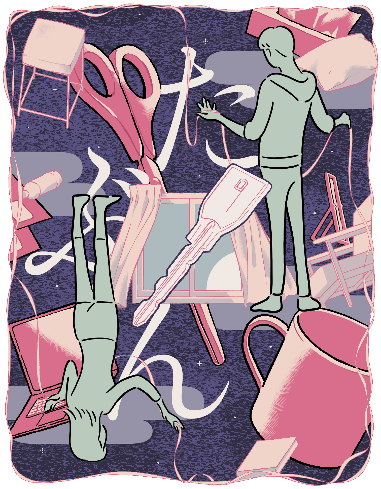 『THE BOOK』HMV特典イラスト／YOASOBI