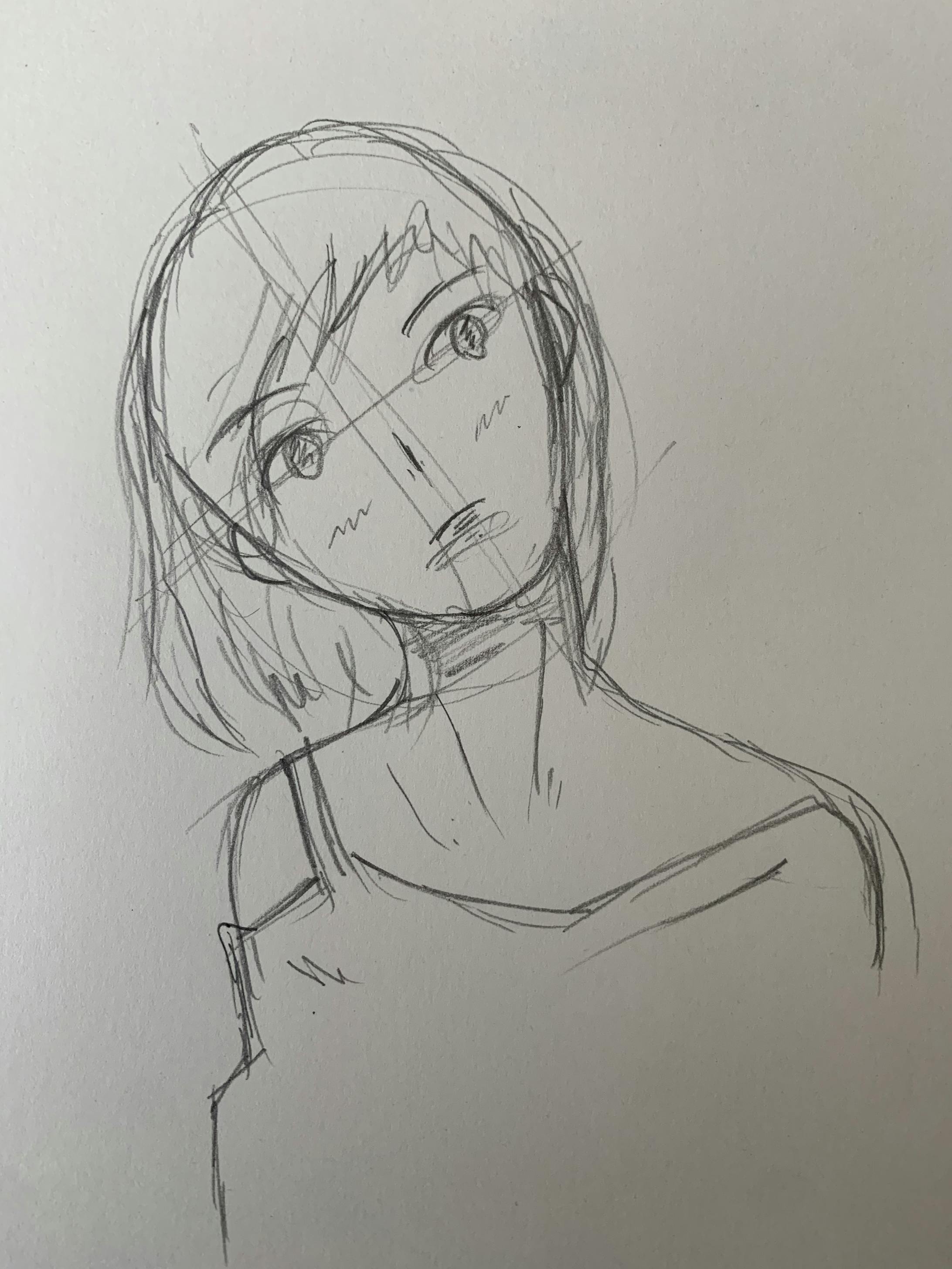 ラフ画（人物）-1