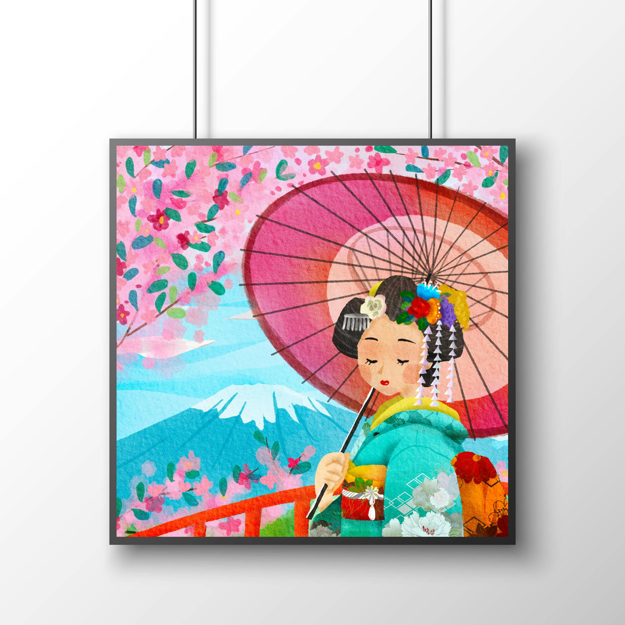 桜のイラストレーション ～Cherry Blossoms Illustration ～-4