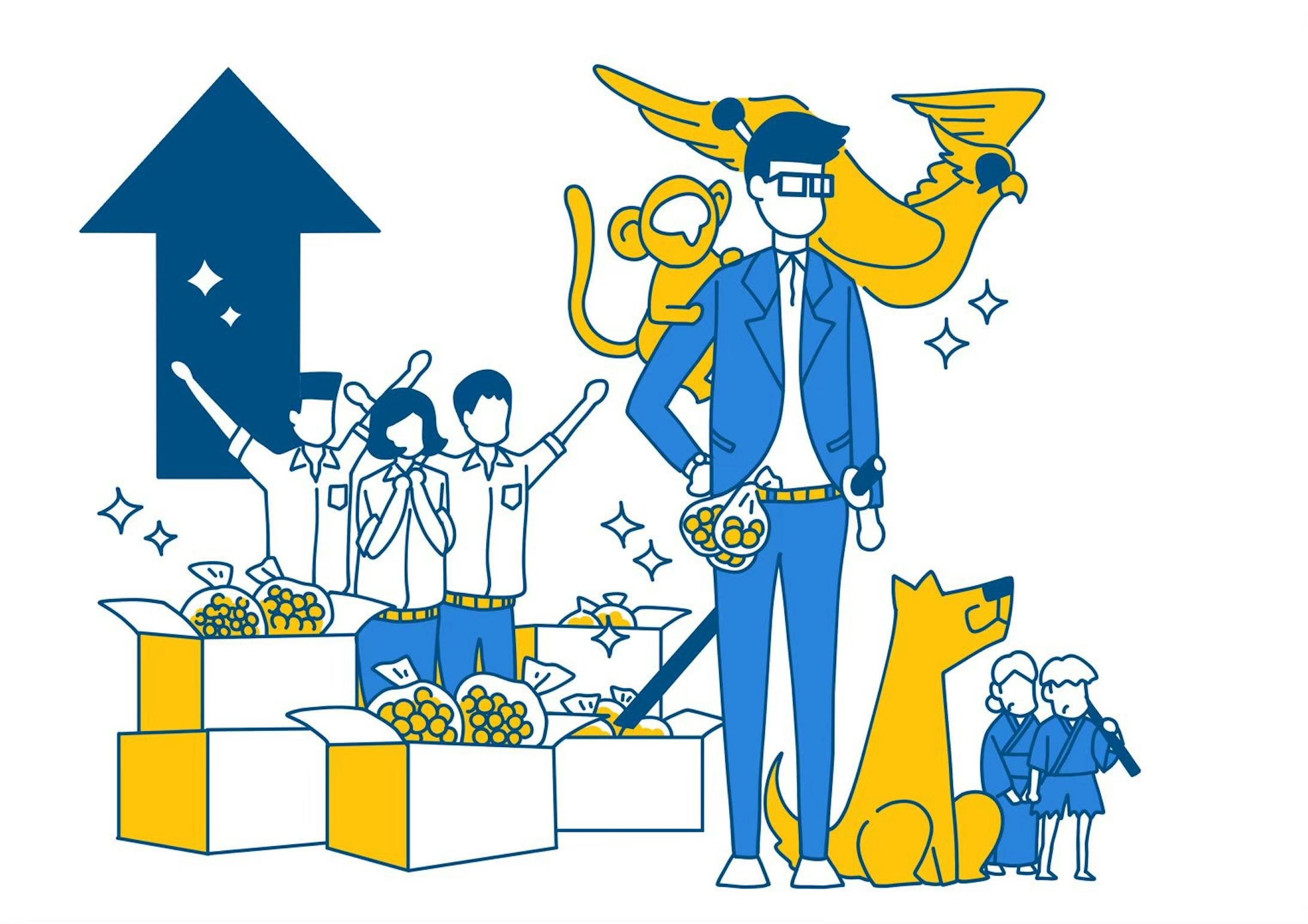 イラスト 企業パンフレット イラストカット数点