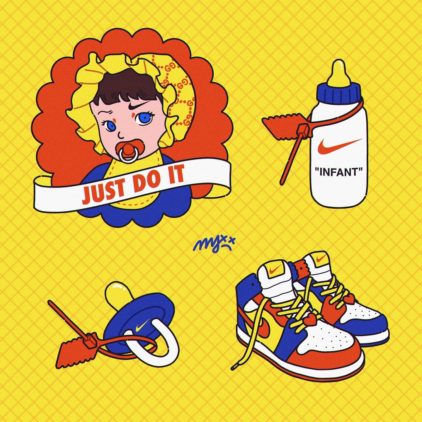 [ORIGINALS] NIKE X OFF-WHITE "INFANT"-1