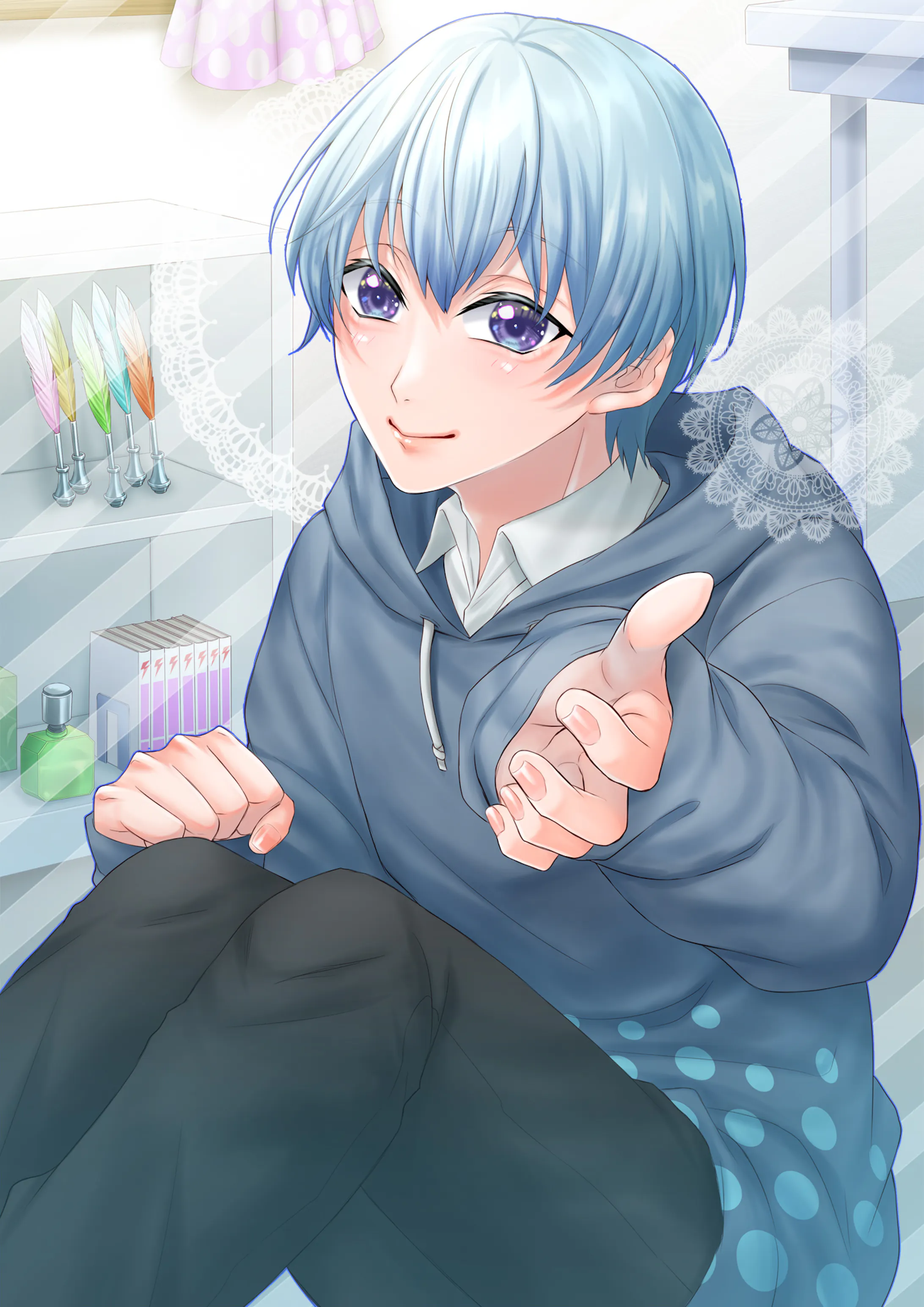 依頼 Vtuber羽衣みらい様イラスト 依頼 Vtuber羽衣みらい様イラスト