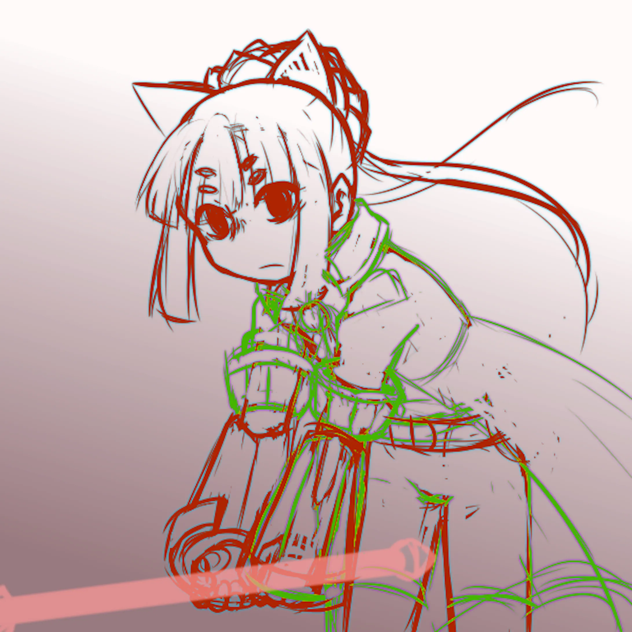 ラフや設定画など ネクロニカ