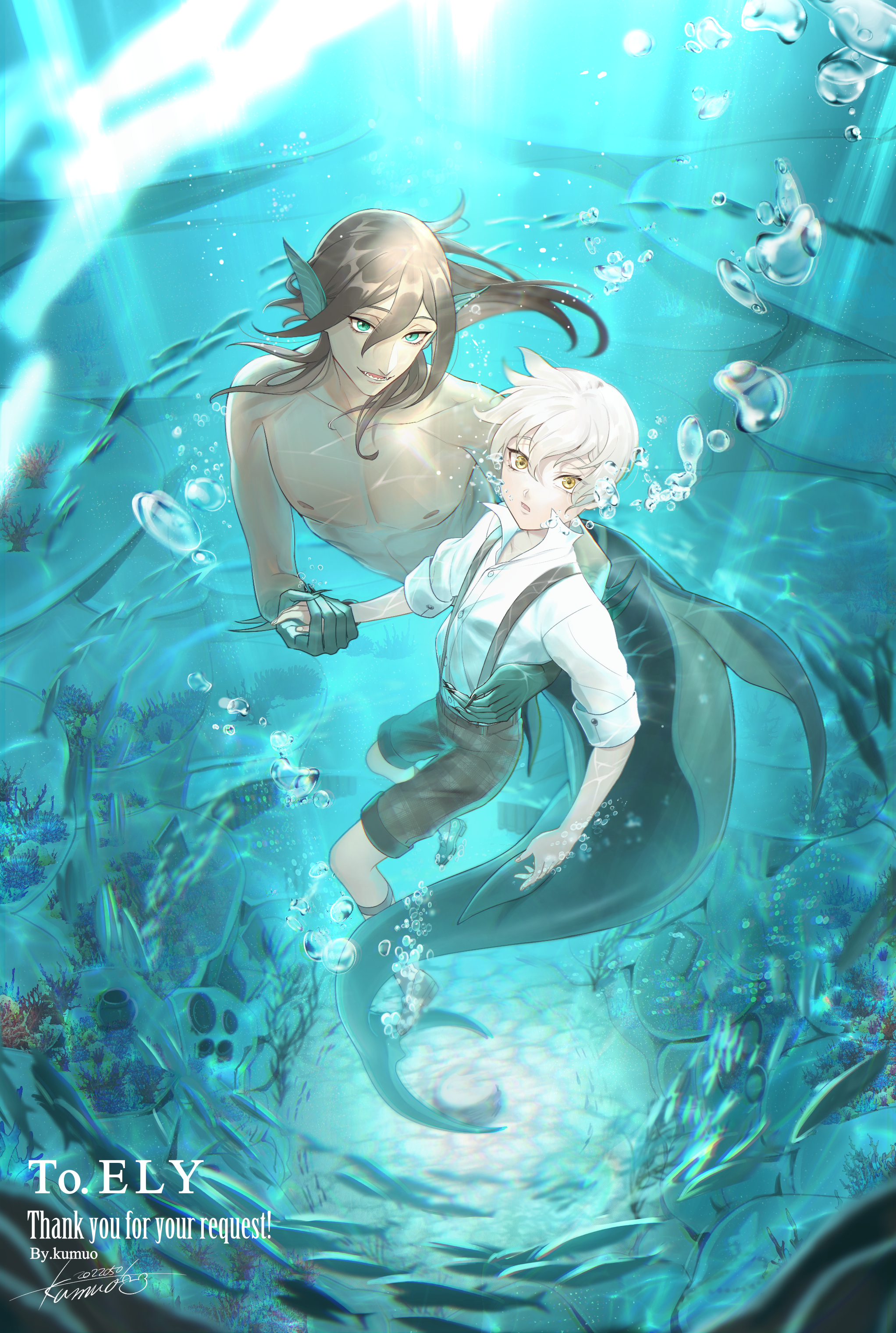 リトルマーメイド(skeb作品）-1