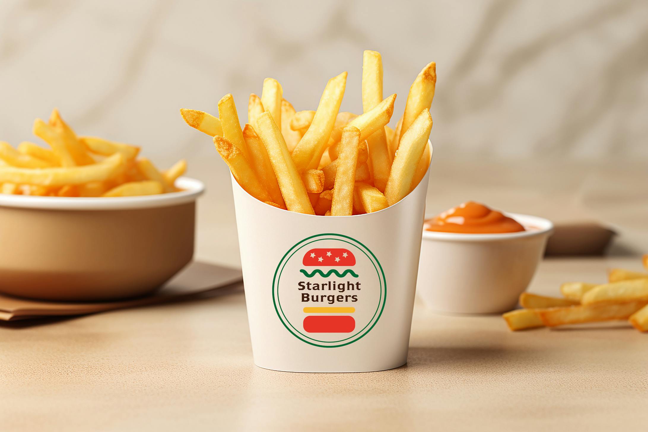 ハンバーガーショップのロゴデザイン-1